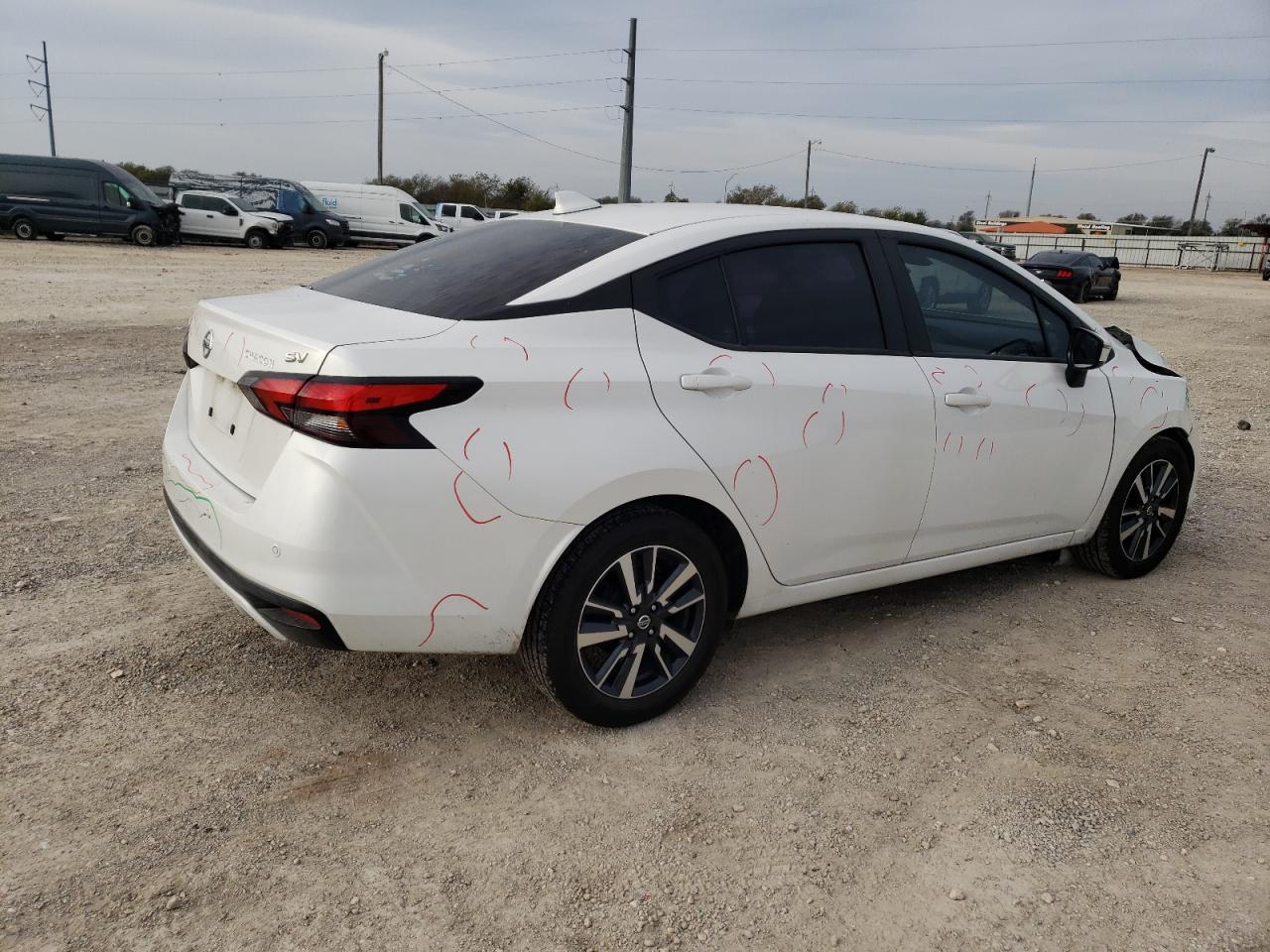2021 Nissan Versa VIN 3N1CN8EV9ML854854 Copart auction photo, front end damage thumbnail 3