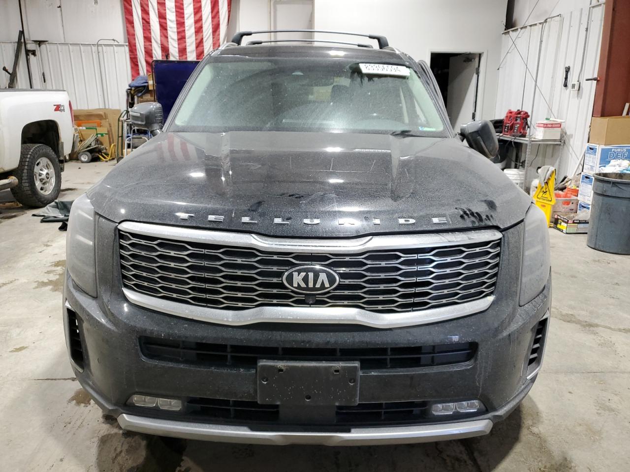 2020 KIA Telluride VIN 5XYP5DHC2LG062178 Copart auction photo, side / front end damage thumbnail 5