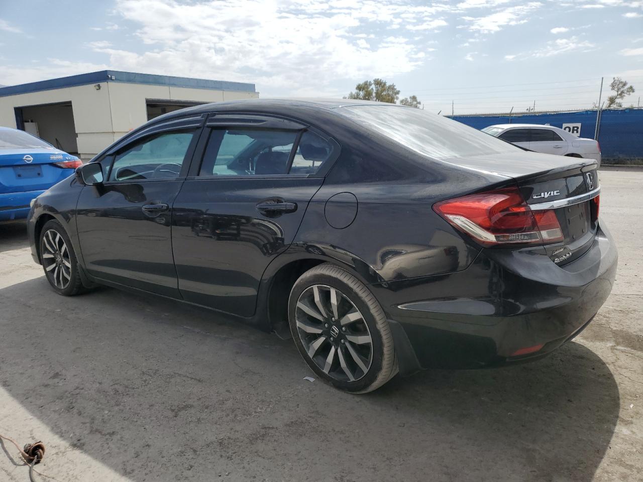 2014 Honda Civic VIN 19XFB2F98EE025636 Copart auction photo, all over damage thumbnail 2
