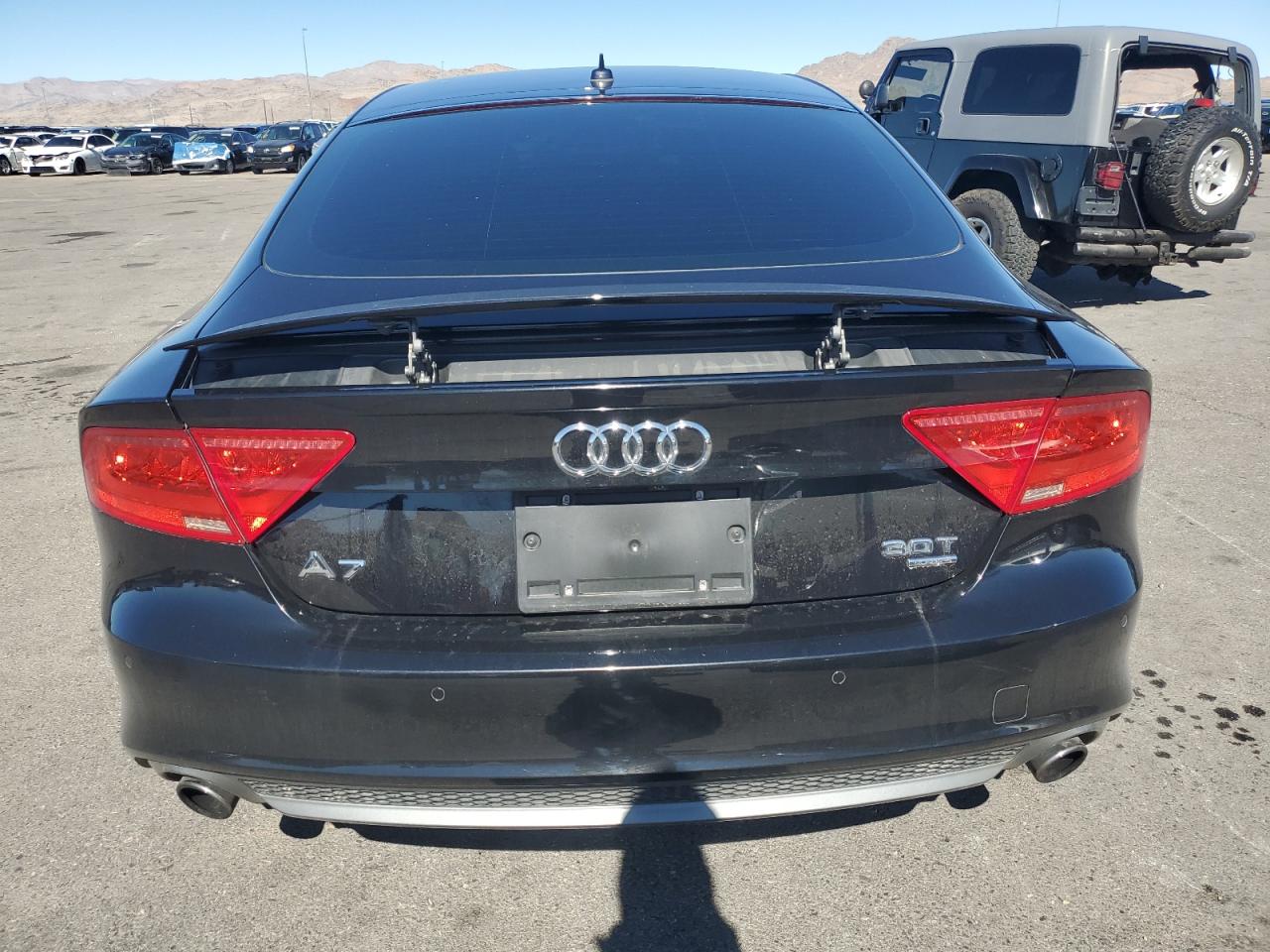2014 Audi A7 VIN WAU2GAFC3EN159596 Copart auction photo, front end damage thumbnail 6