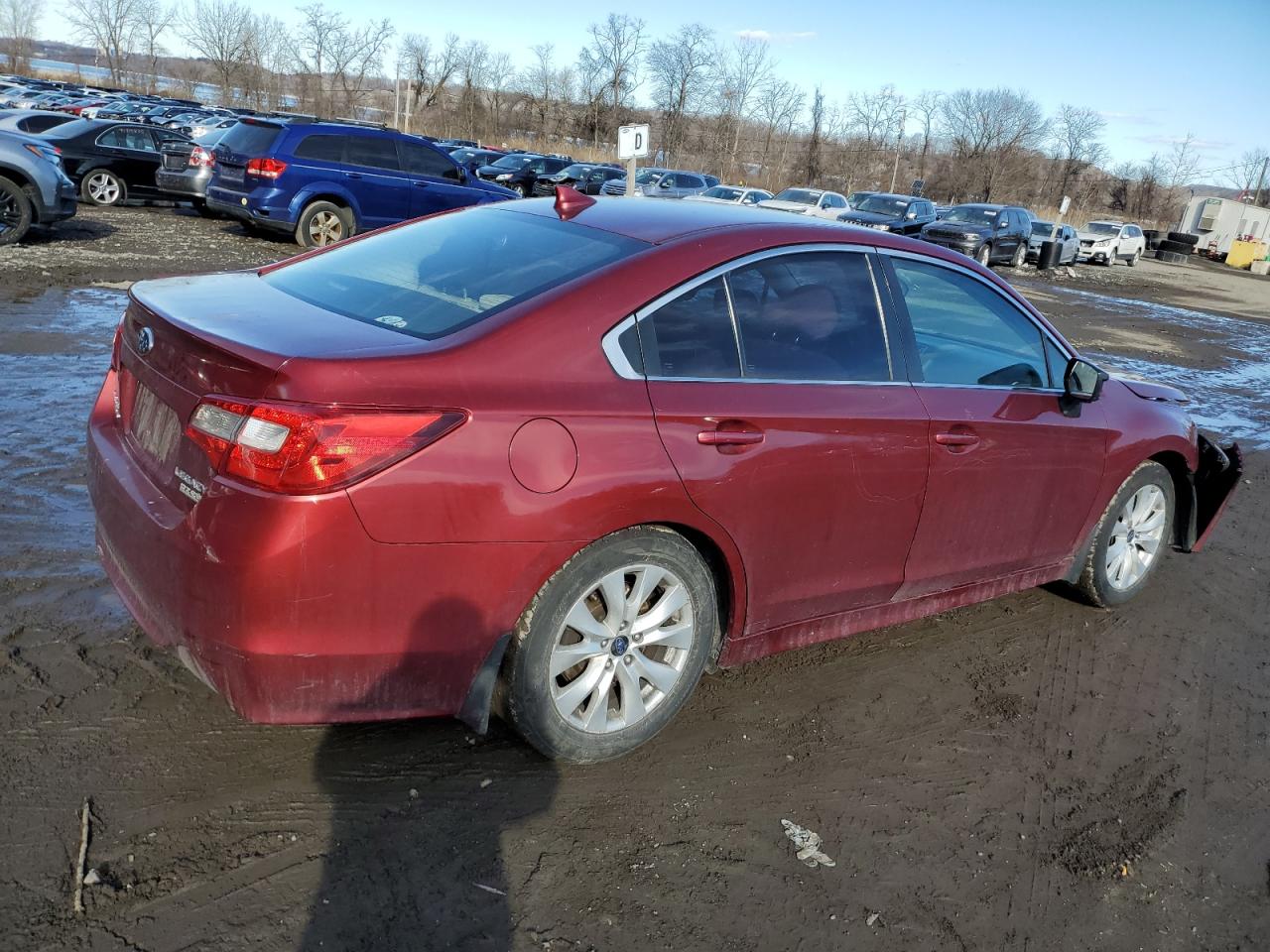 2016 Subaru Legacy VIN 4S3BNAC60G3002534 Copart auction photo, front end / minor dent/scratches damage thumbnail 3