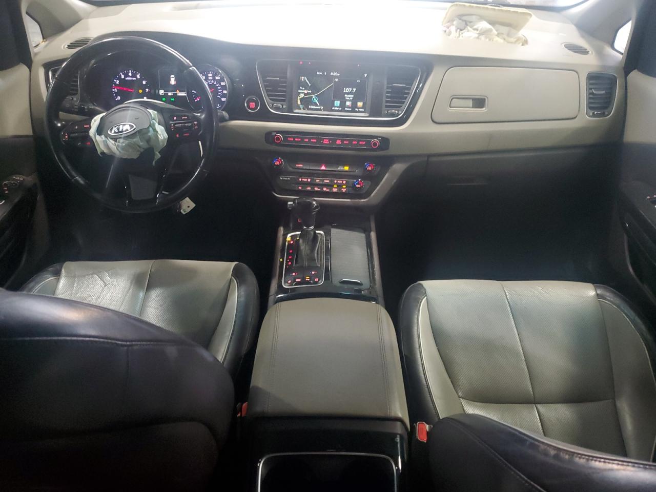 2015 KIA Sedona VIN KNDME5C18F6052583 Copart auction photo, front end damage thumbnail 8