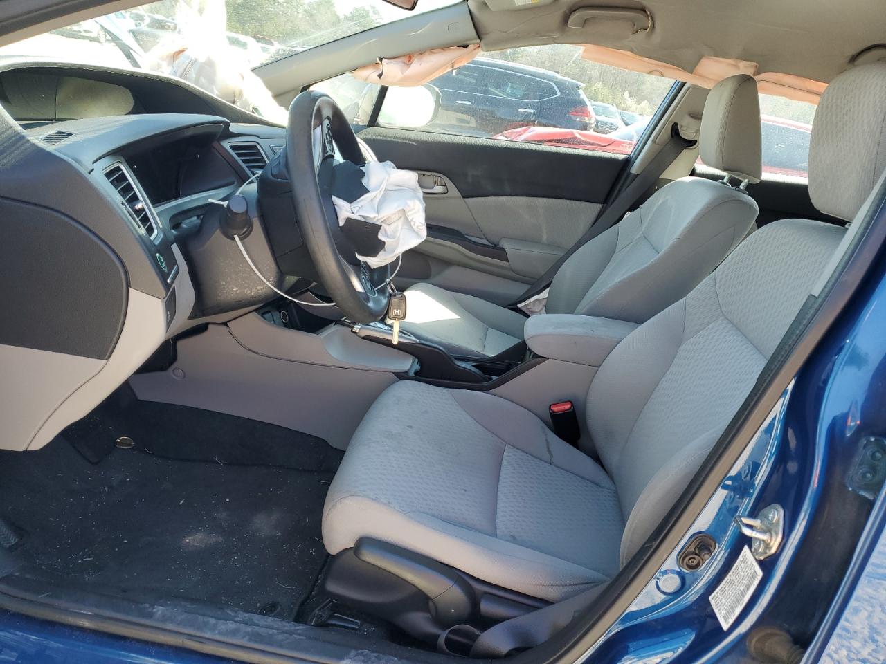 2014 Honda Civic VIN 19XFB2F50EE024476 Copart auction photo, front end / side damage thumbnail 7
