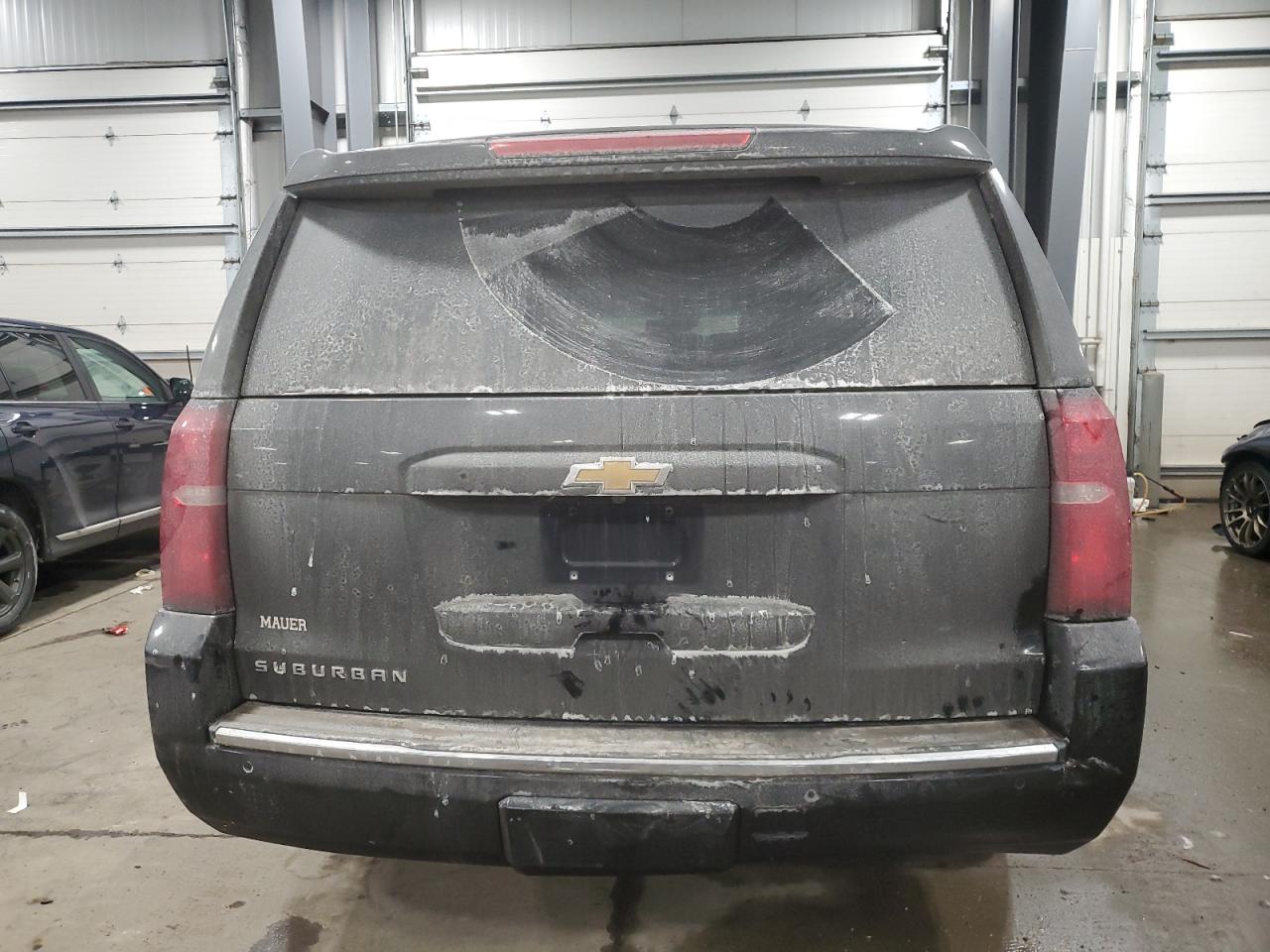 2015 Chevrolet Suburban VIN 1GNSKKKC9FR250807 Copart auction photo, front end damage thumbnail 6