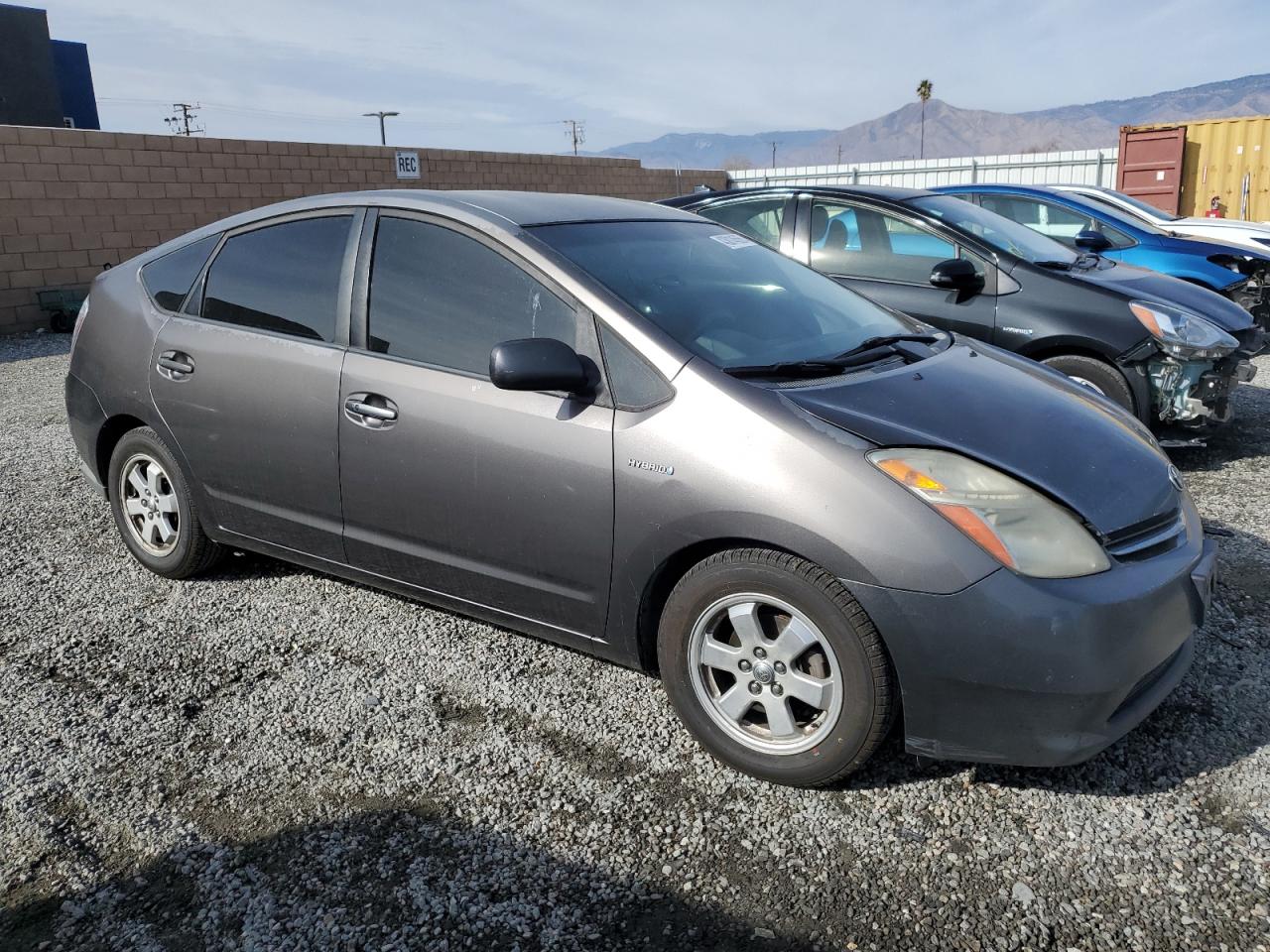 2007 Toyota Prius VIN JTDKB20U573248917 Copart auction photo, front end / side damage thumbnail 4