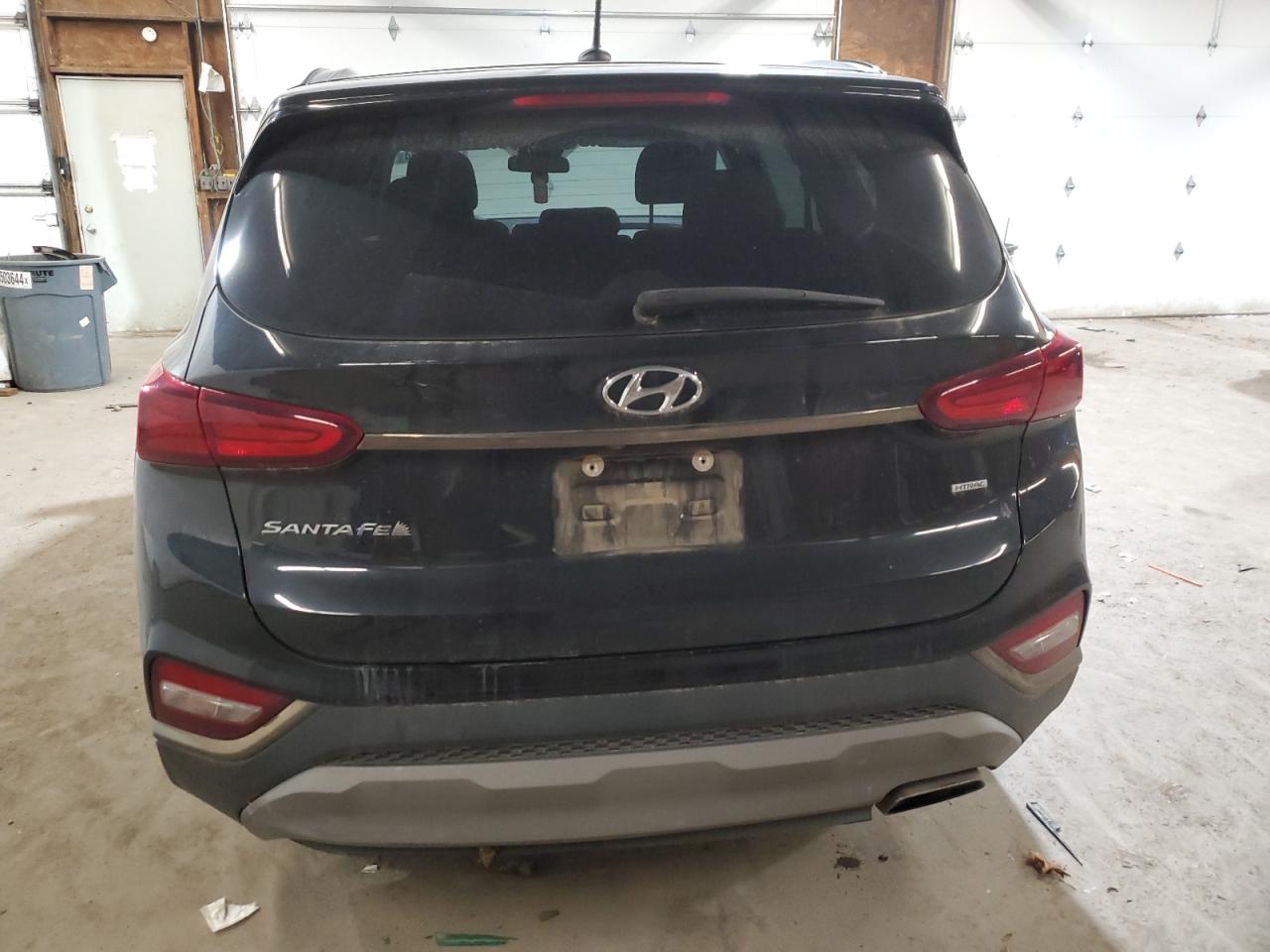 2019 Hyundai Santa Fe VIN 5NMS2CAD3KH027184 Copart auction photo, front end / side damage thumbnail 6