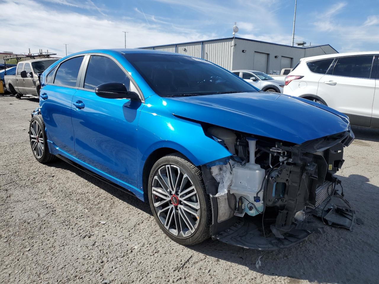 2022 KIA Forte VIN 3KPF44AC9NE493027 Copart auction photo, front end damage thumbnail 4