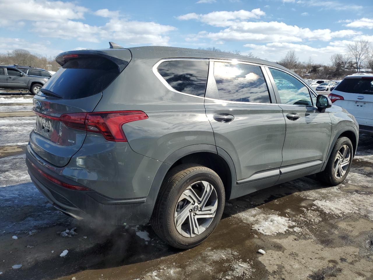2023 Hyundai Santa Fe VIN 5NMS1DAJ7PH628183 Copart auction photo, front end damage thumbnail 3