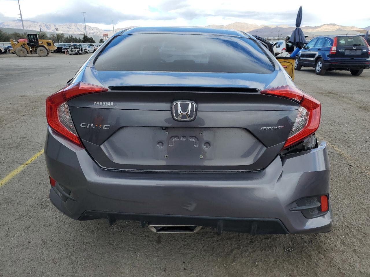 2020 Honda Civic VIN 19XFC2F87LE000468 Copart auction photo, side / rear end damage thumbnail 6