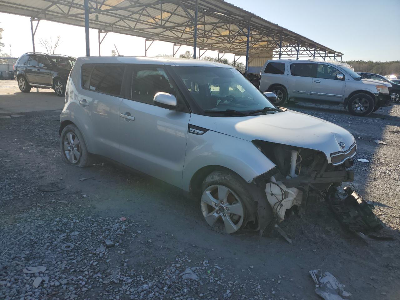 2018 KIA Soul VIN KNDJN2A24J7511494 Copart auction photo, front end / rear end damage thumbnail 4