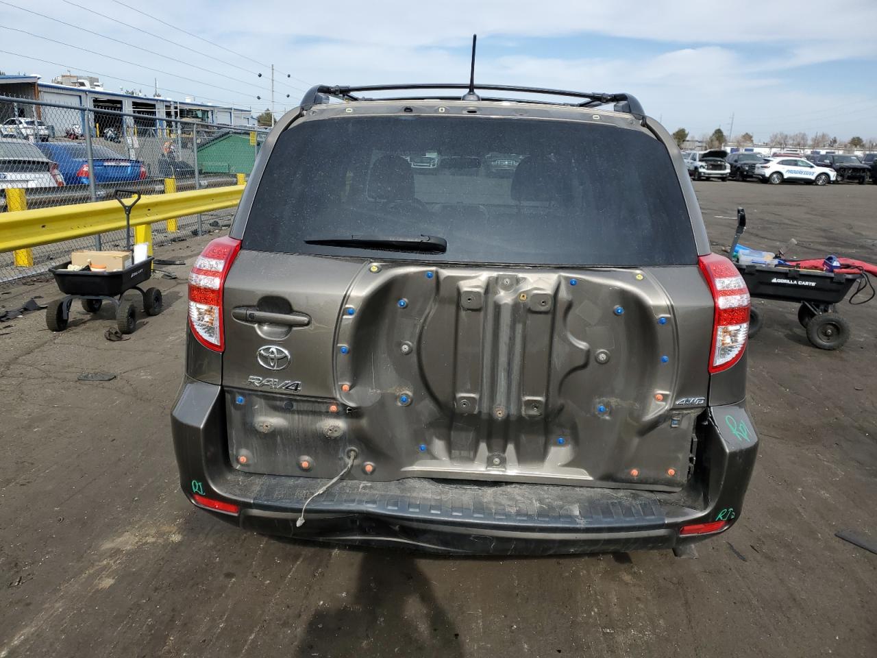 2011 Toyota RAV 4 VIN 2T3DF4DV9BW177478 Copart auction photo, all over damage thumbnail 6