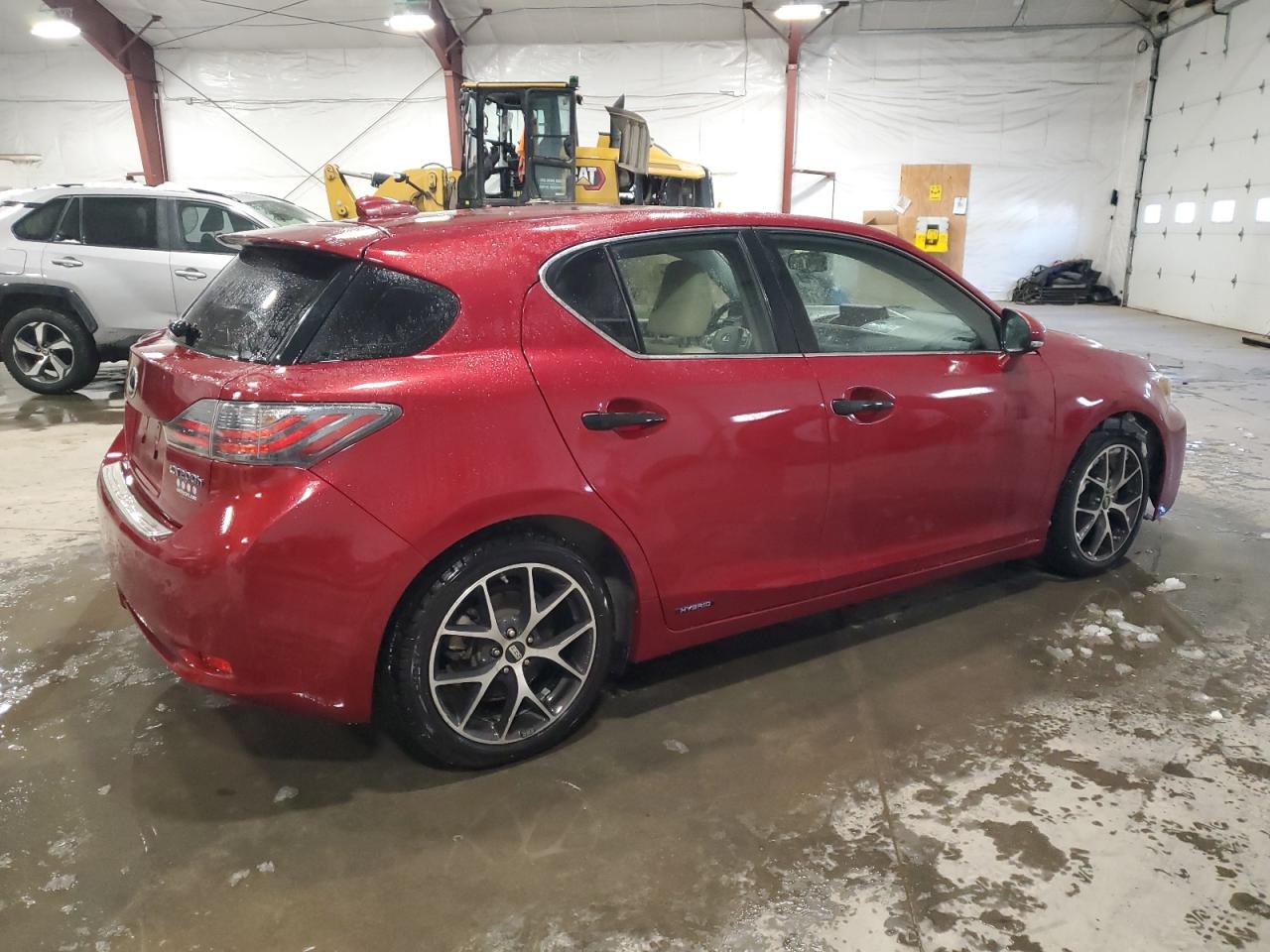 2012 Lexus CT VIN JTHKD5BH4C2057144 Copart auction photo, rear end / all over damage thumbnail 3