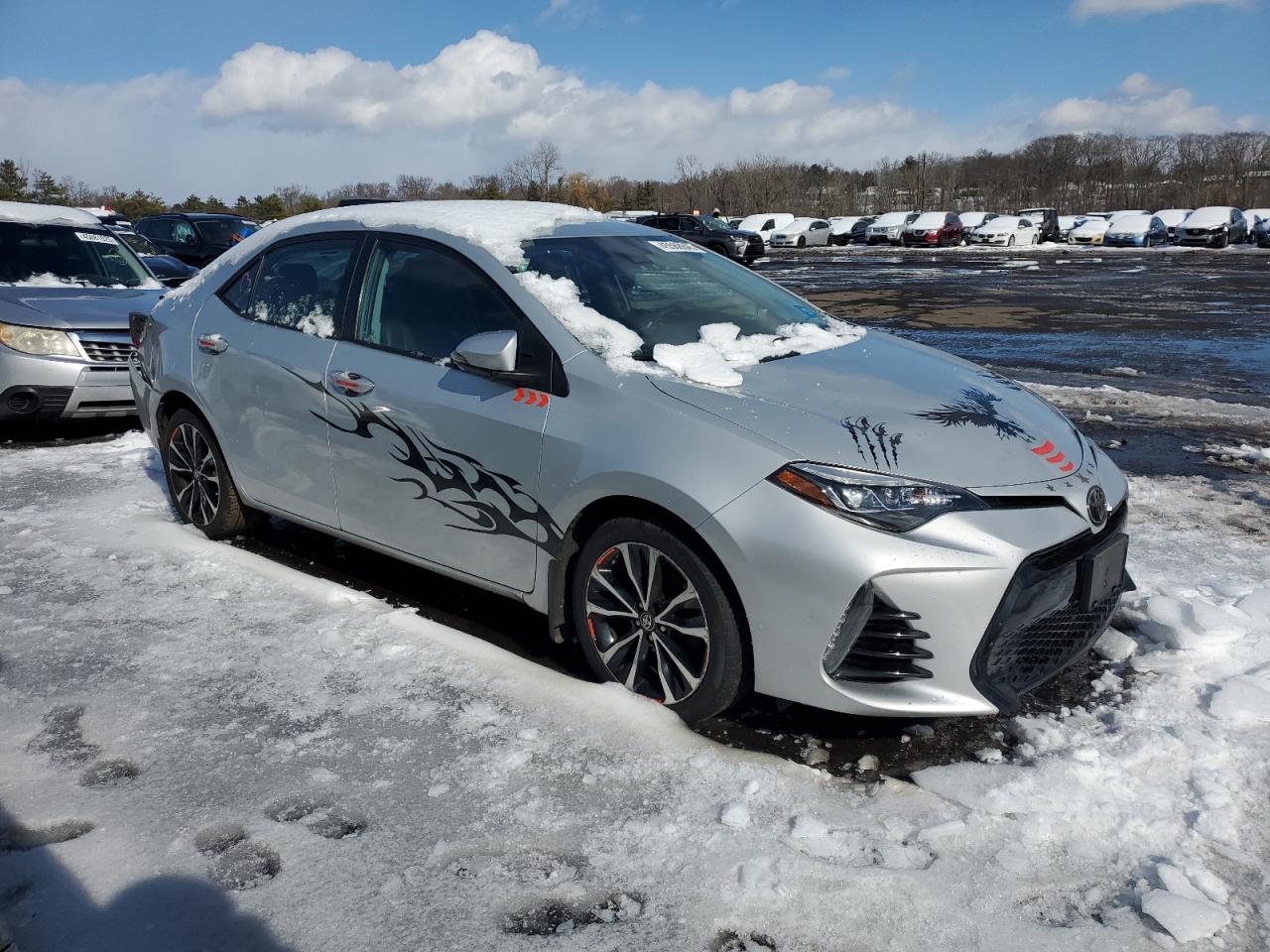 2017 Toyota Corolla VIN 2T1BURHE4HC836476 Copart auction photo, rear end / front end damage thumbnail 4