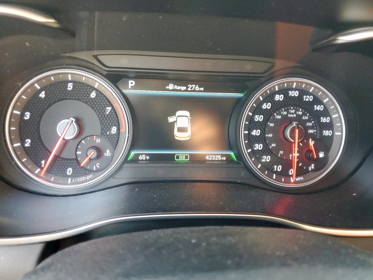 2019 Genesis G70 VIN KMTG34LE1KU027824 Copart auction photo, rear end damage thumbnail 9