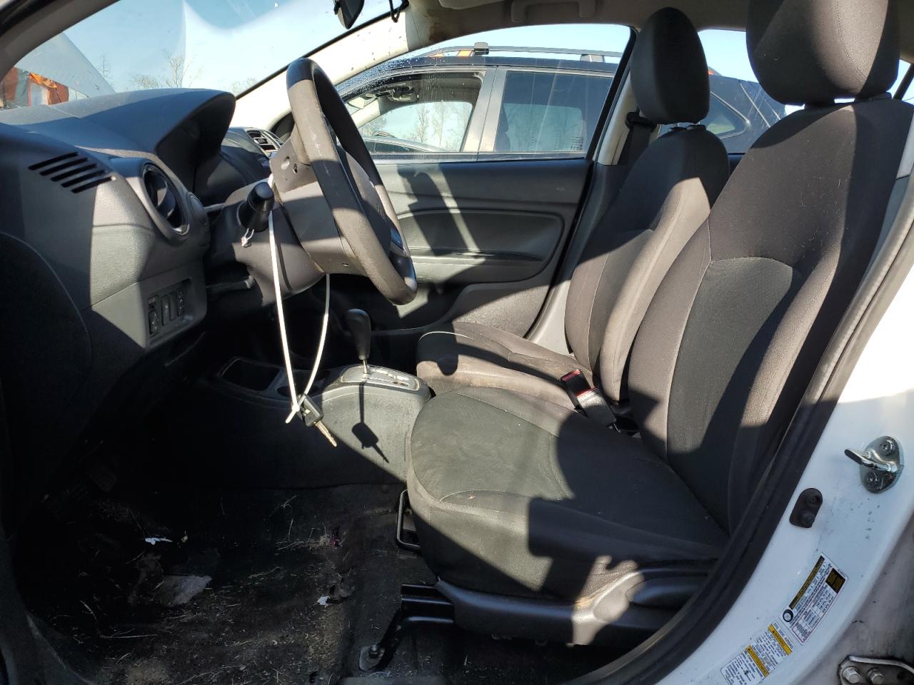 2017 Mitsubishi Mirage VIN ML32F3FJ9HHF20242 Copart auction photo, front end / side damage thumbnail 7