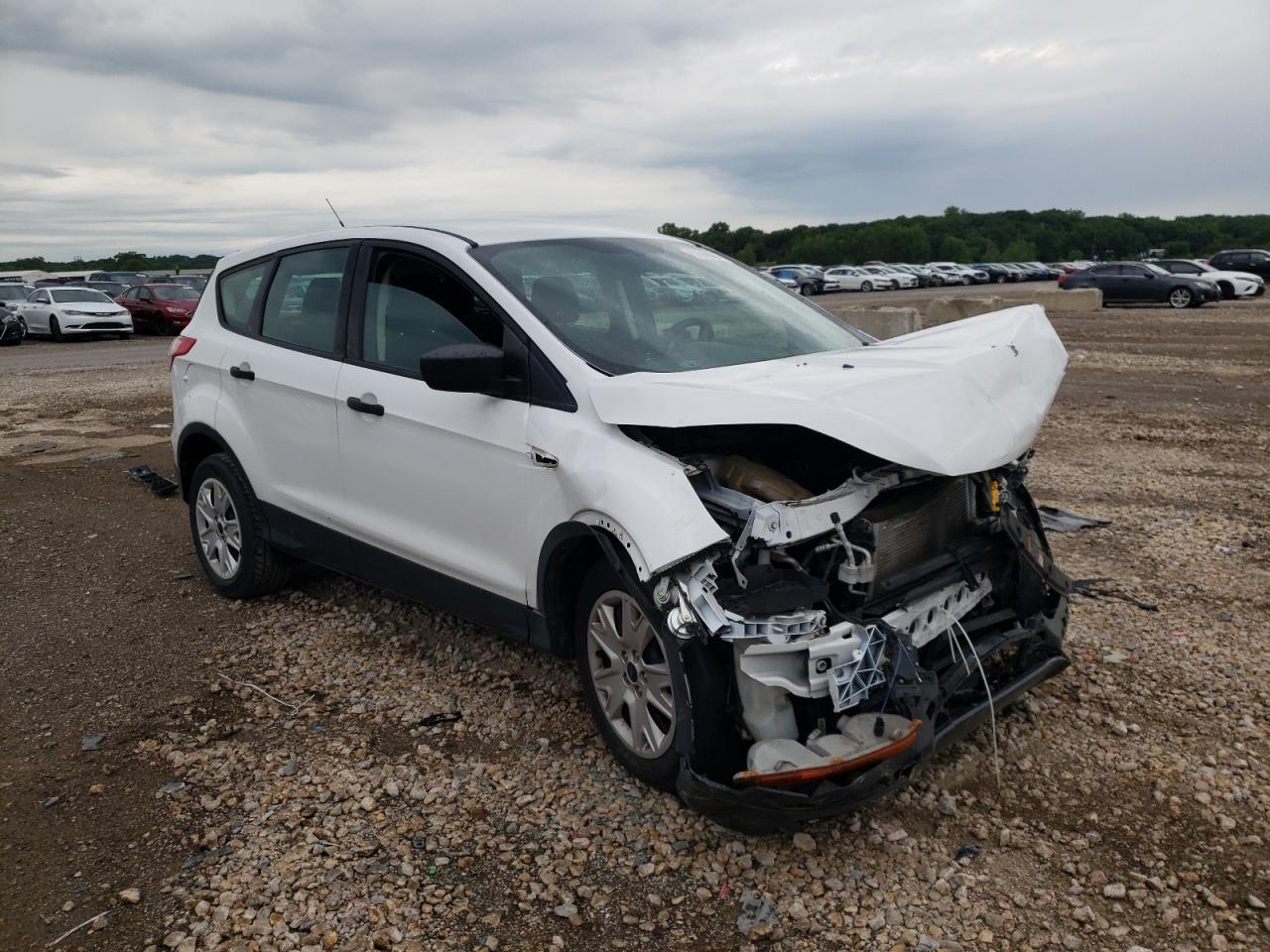 2014 Ford Escape VIN 1FMCU0F75EUA73625 Copart auction photo, front end damage thumbnail 4