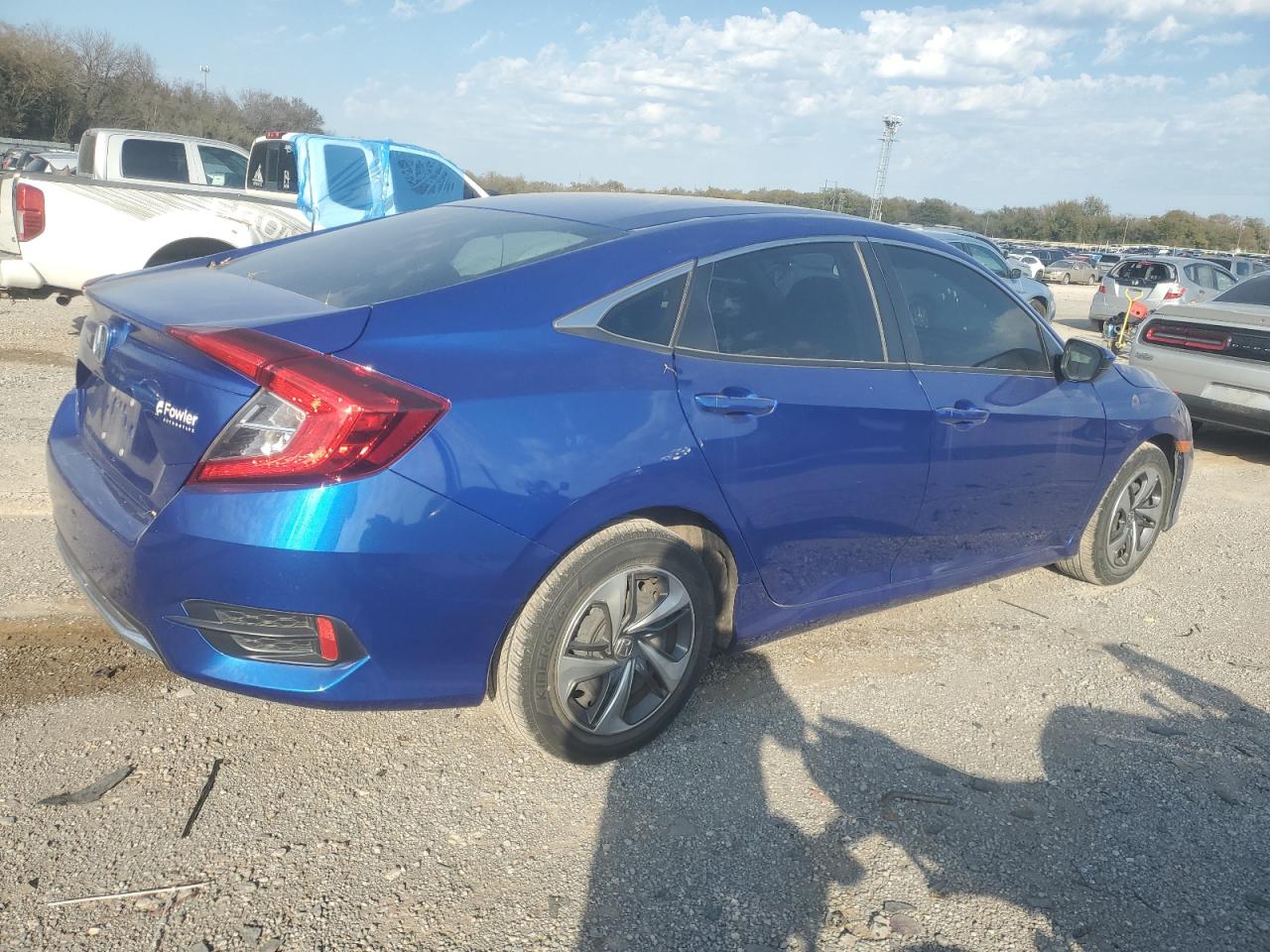2020 Honda Civic VIN 2HGFC2F67LH565999 Copart auction photo, water/flood / all over damage thumbnail 3