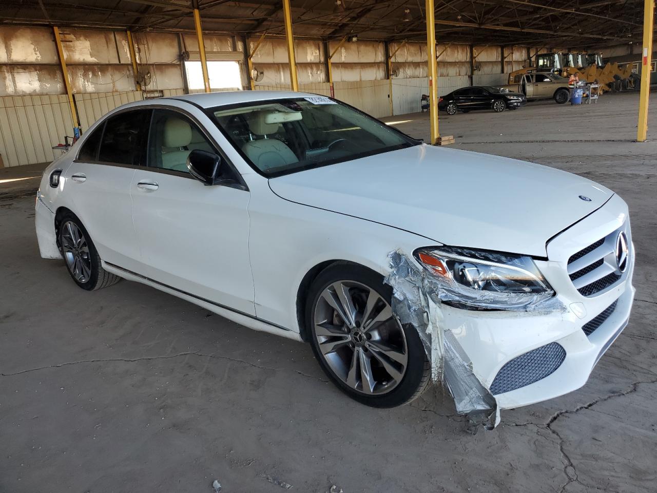 2015 Mercedes-Benz C-klasse VIN 55SWF4JB4FU076037 Copart auction photo, rear end / front end damage thumbnail 4