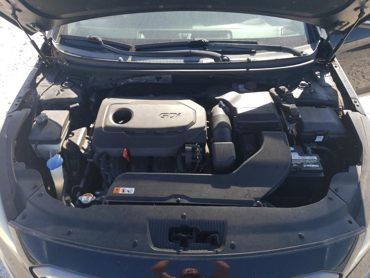 2016 Hyundai Sonata VIN 5NPE34AF3GH311880 Copart auction photo, all over damage thumbnail 11