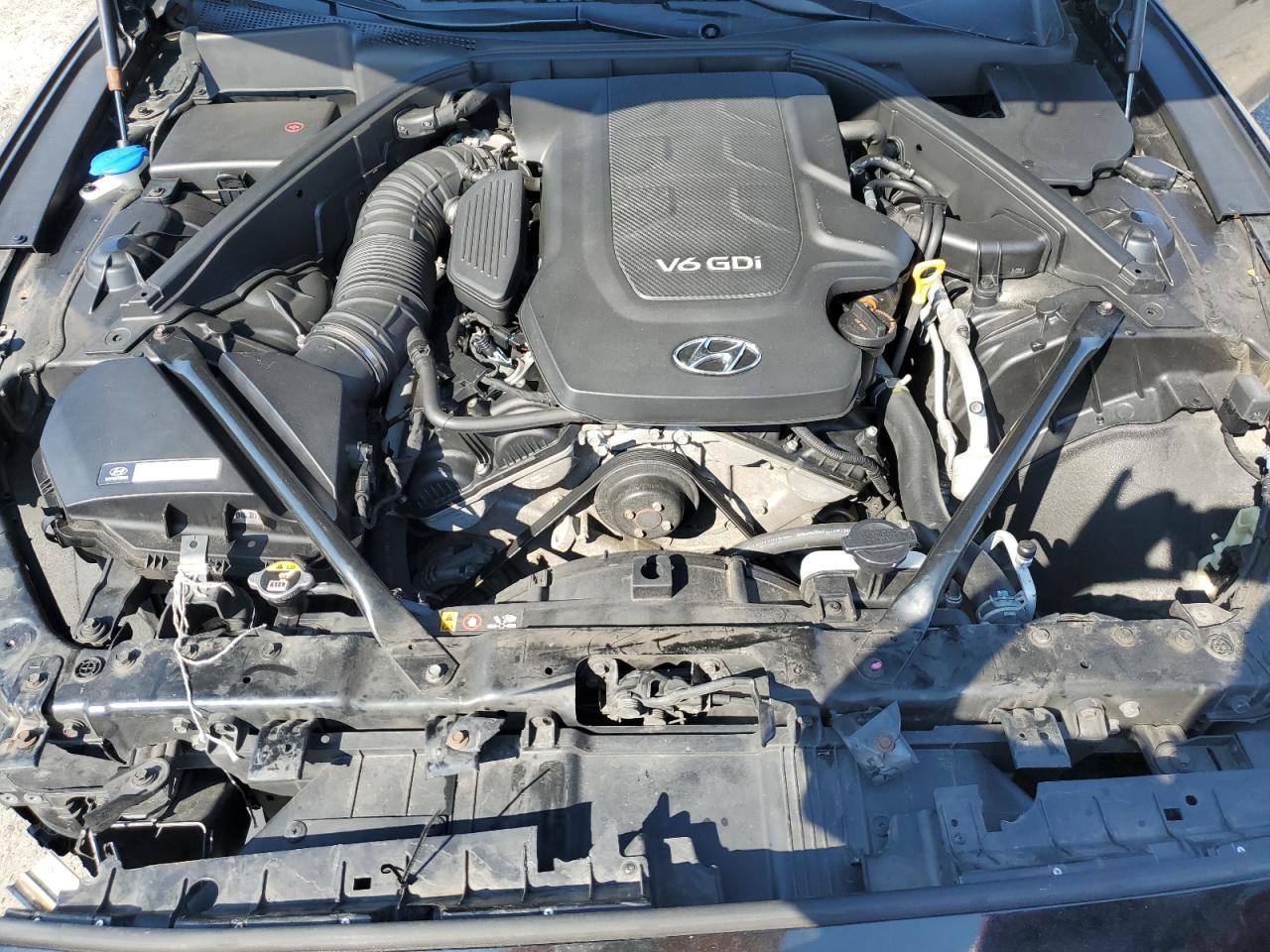 2015 Hyundai Genesis VIN KMHGN4JE1FU037508 Copart auction photo, front end damage thumbnail 11