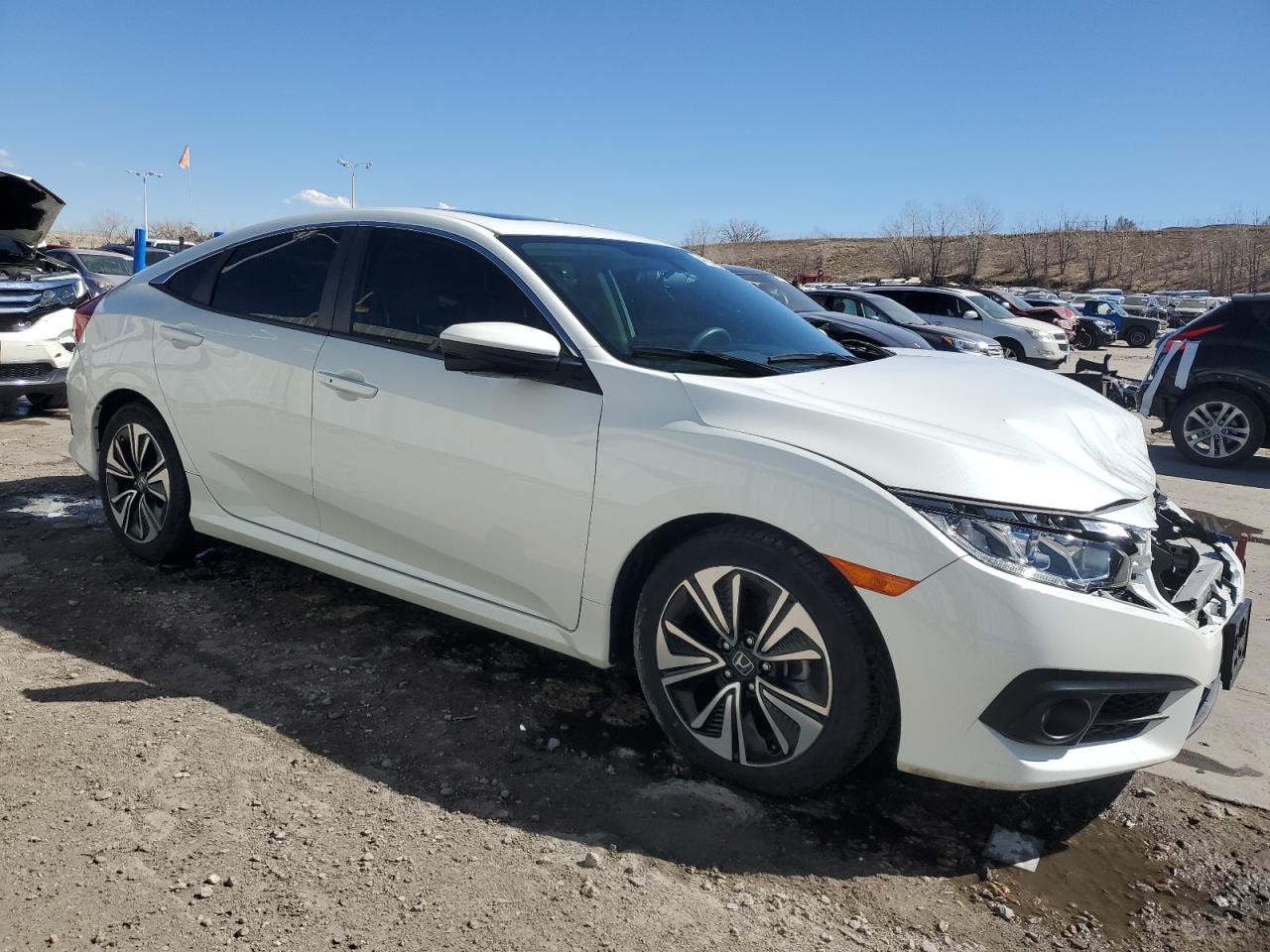 2018 Honda Civic VIN JHMFC1F30JX029496 Copart auction photo, front end damage thumbnail 4