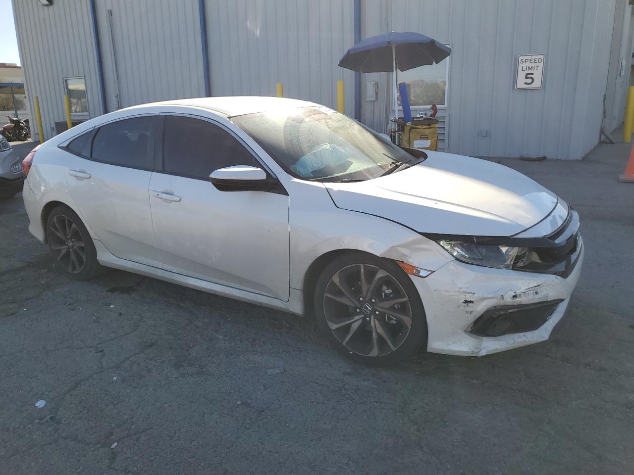 2020 Honda Civic VIN 2HGFC2F83LH578010 Copart auction photo, front end damage thumbnail 4