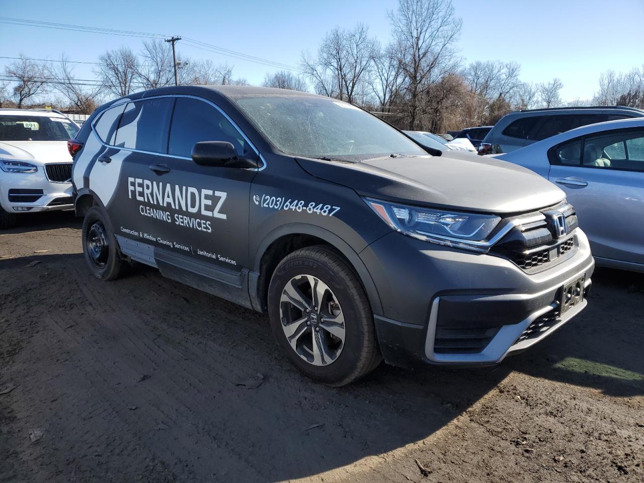 2021 Honda CR-V VIN 5J6RW2H74ML023878 Copart auction photo, side / rear end damage thumbnail 4