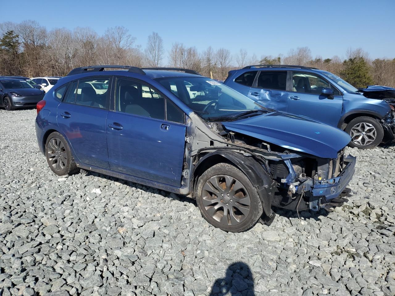 2014 Subaru Impreza VIN JF1GPAL67EG334319 Copart auction photo, front end damage thumbnail 4