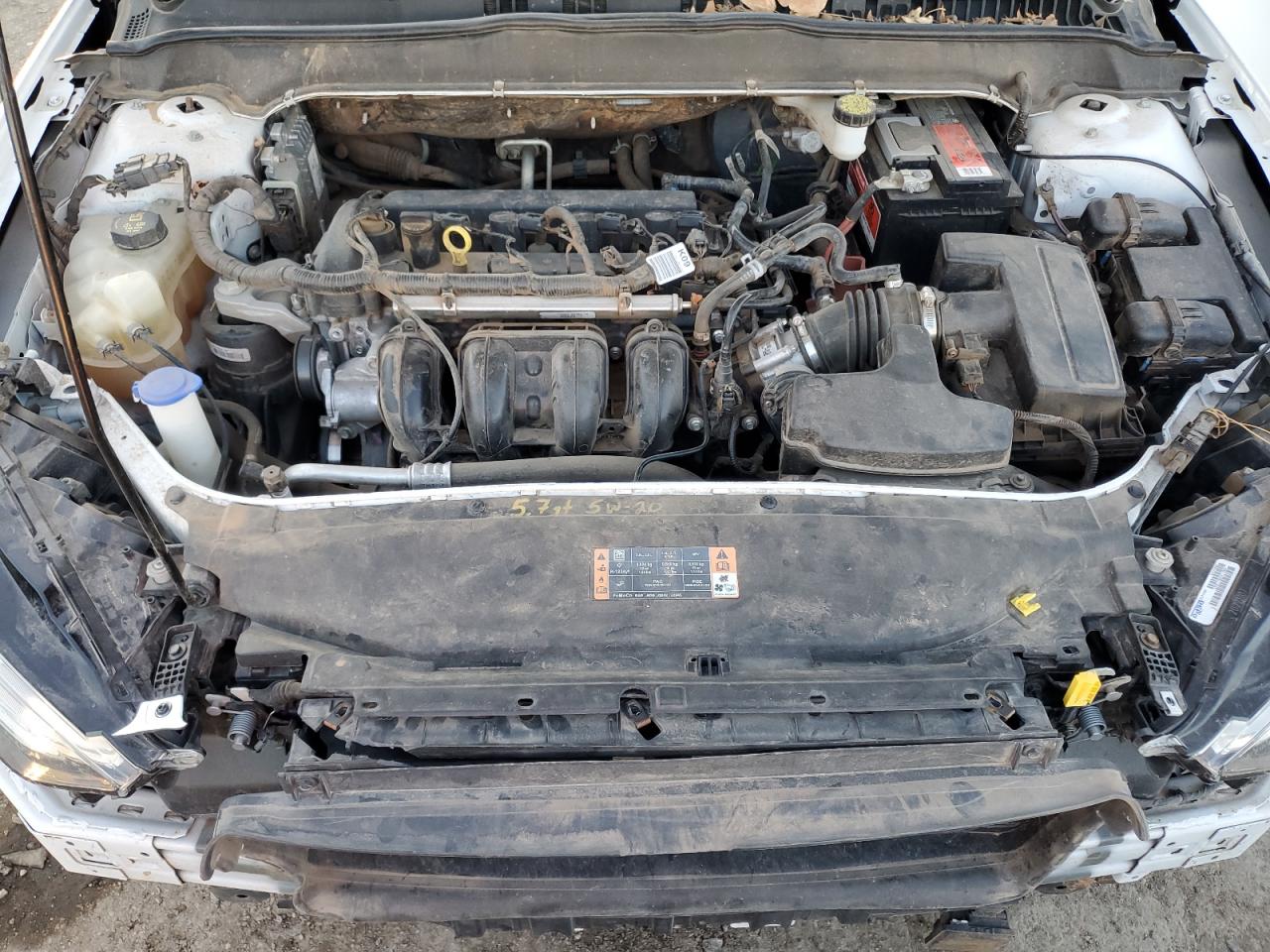 2020 Ford Fusion VIN 3FA6P0G71LR232769 Copart auction photo, front end damage thumbnail 11
