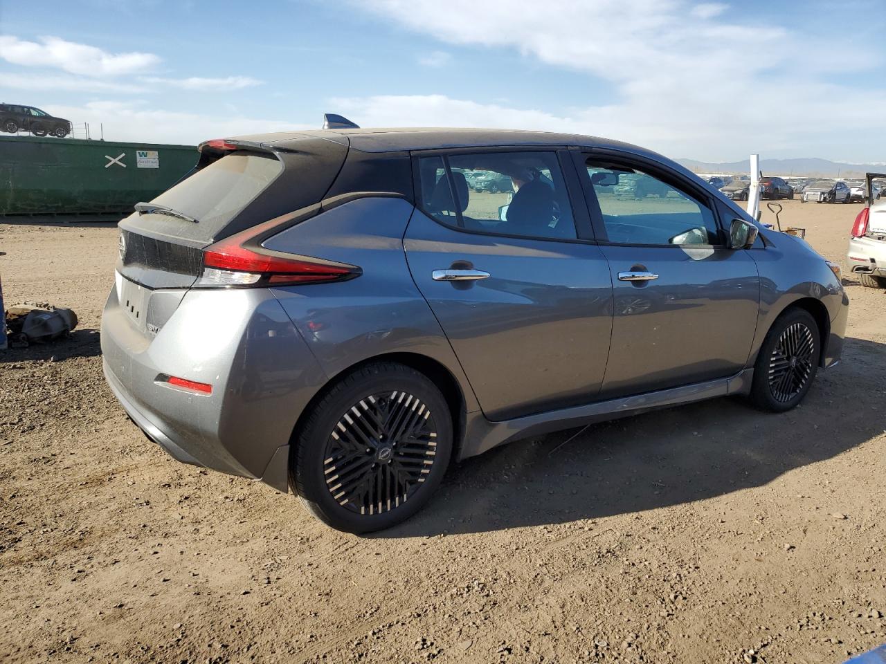 2024 Nissan Leaf VIN 1N4CZ1CV1RC557047 Copart auction photo, side damage thumbnail 3
