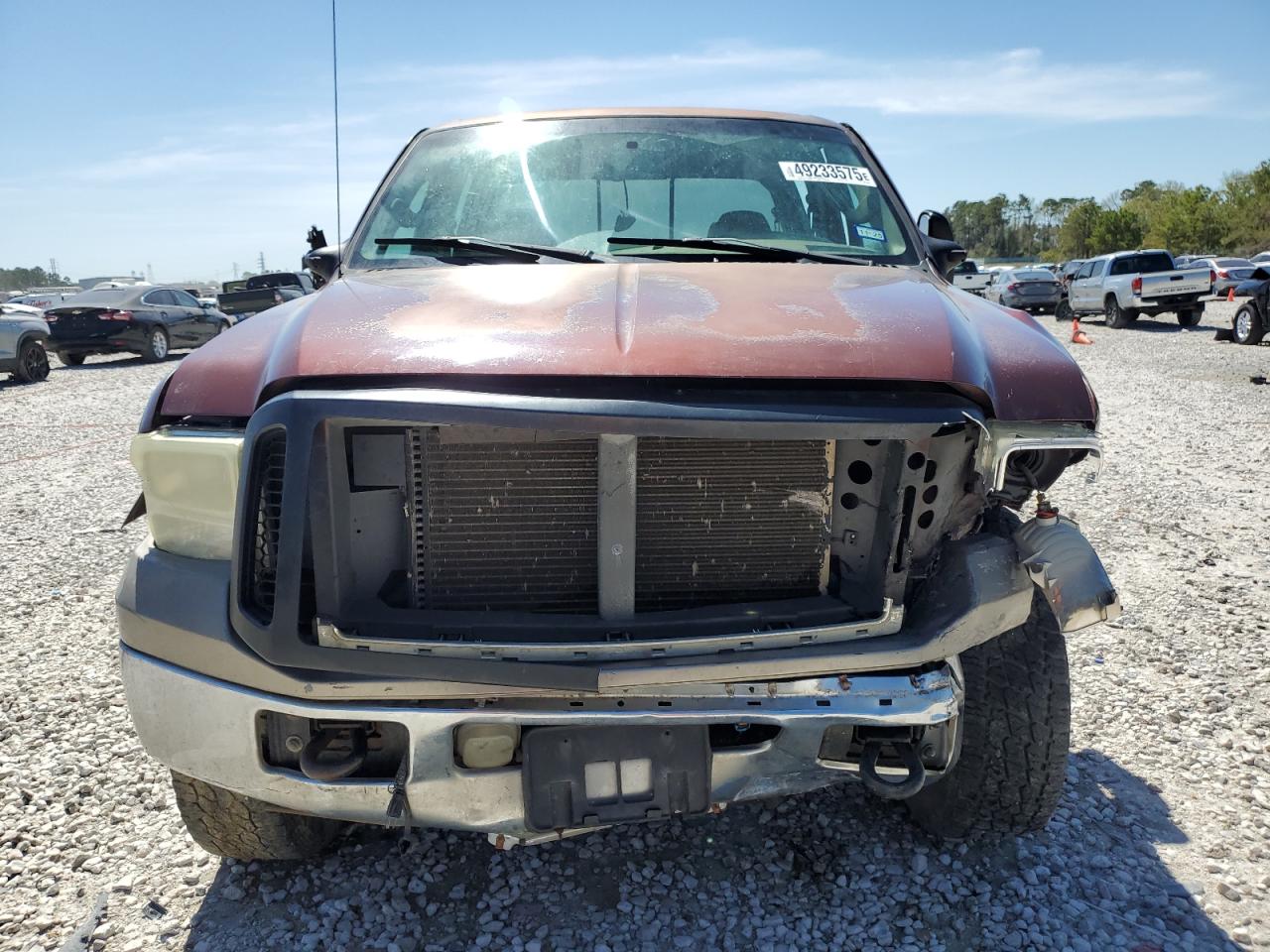 2006 Ford F250 VIN 1FTSW21P06EB76976 Copart auction photo, side / front end damage thumbnail 5