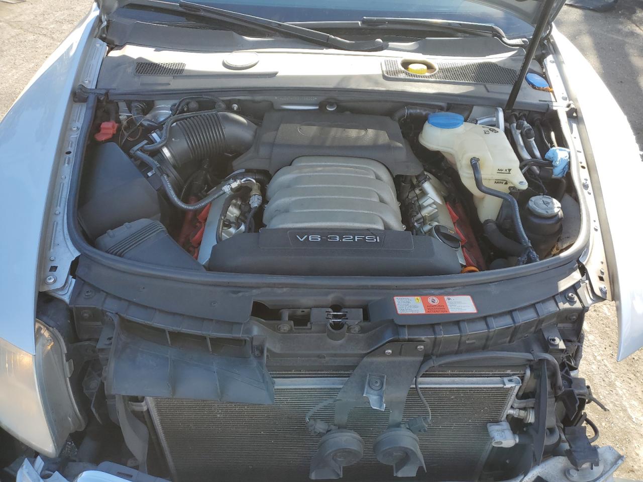 2006 Audi A6 VIN WAUDH74FX6N138302 Copart auction photo, front end / side damage thumbnail 12