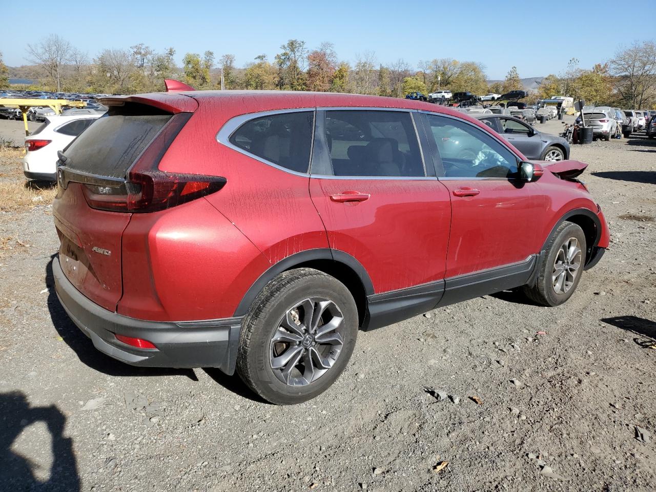 2022 Honda CR-V VIN 2HKRW2H5XNH632421 Copart auction photo, front end / minor dent/scratches damage thumbnail 3