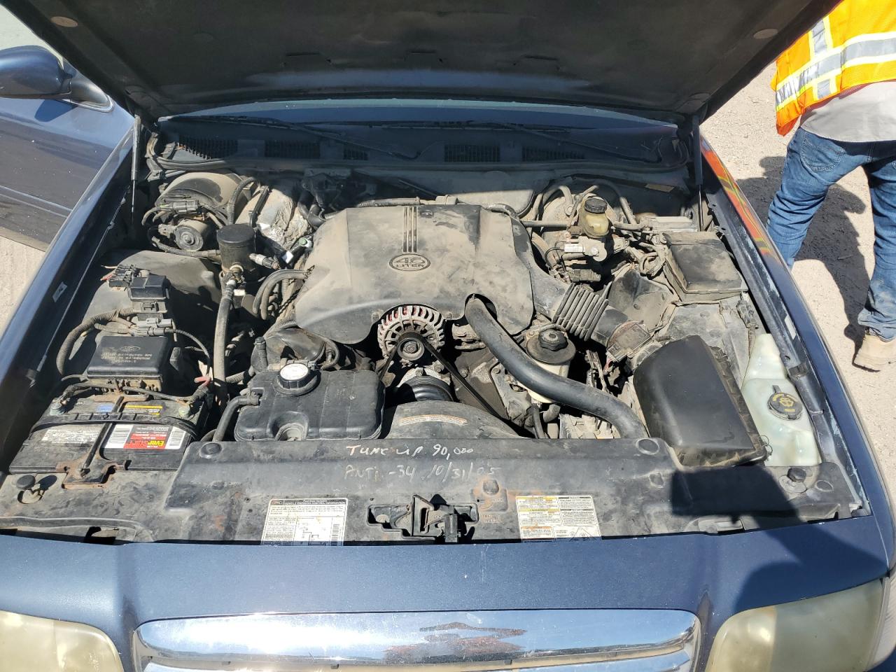 1998 Ford Crown Victoria VIN 2FAFP73W1WX167689 Copart auction photo, side damage thumbnail 12