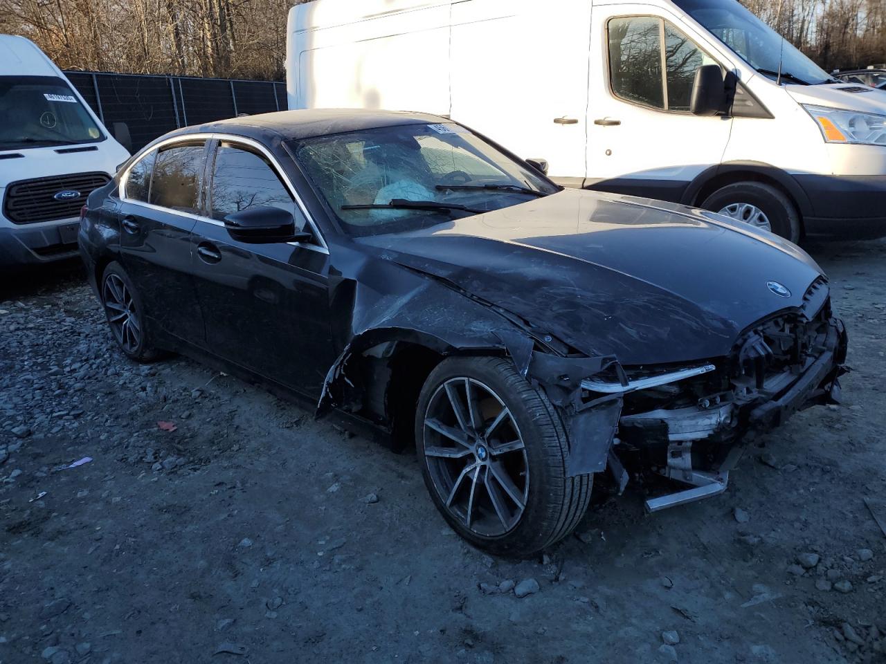2020 BMW 3er VIN 3MW5R7J01L8B05818 Copart auction photo, front end / mechanical damage thumbnail 4