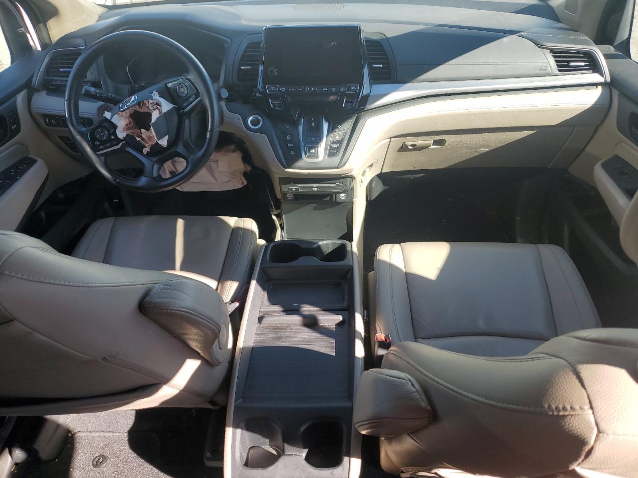 2020 Honda Odyssey VIN 5FNRL6H76LB060793 Copart auction photo, front end / side damage thumbnail 8