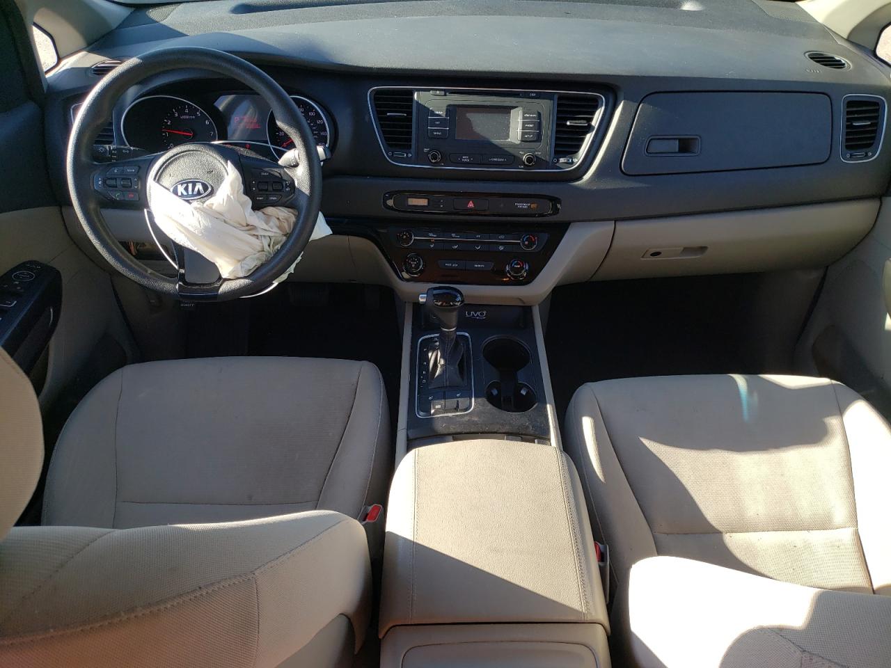 2015 KIA Sedona VIN KNDMB5C1XF6067496 Copart auction photo, front end damage thumbnail 8