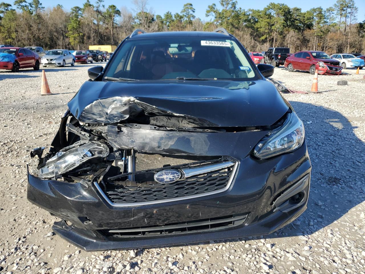 2017 Subaru Impreza VIN 4S3GTAB61H3712296 Copart auction photo, front end damage thumbnail 5