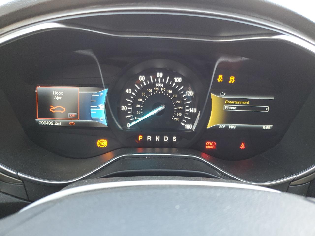 2017 Ford Fusion VIN 3FA6P0T95HR292195 Copart auction photo, front end / mechanical damage thumbnail 9