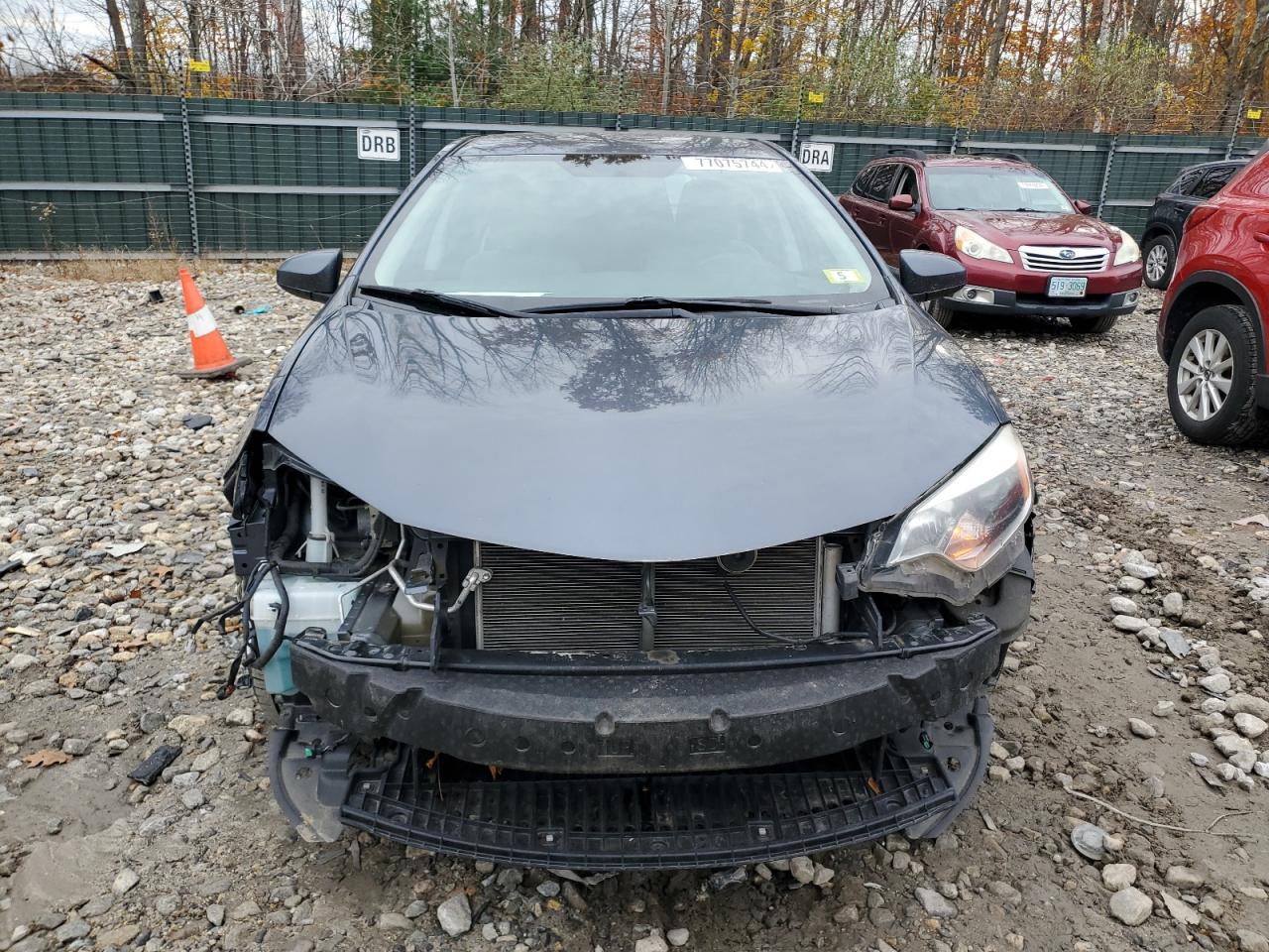 2015 Toyota Corolla VIN 5YFBURHE0FP338482 Copart auction photo, front end / minor dent/scratches damage thumbnail 5