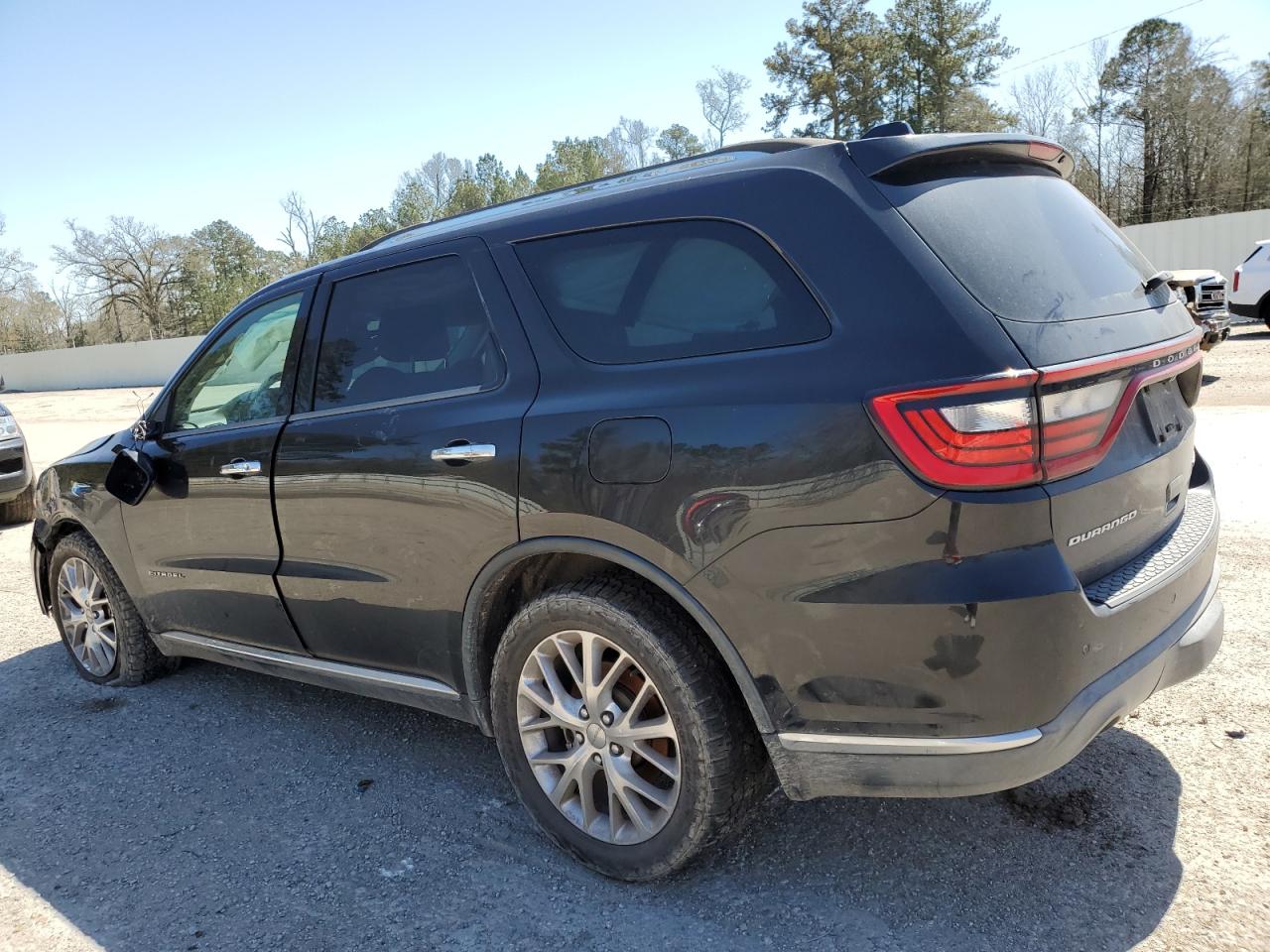 2014 Dodge Durango VIN 1C4SDHET7EC360211 Copart auction photo, front end / side damage thumbnail 2