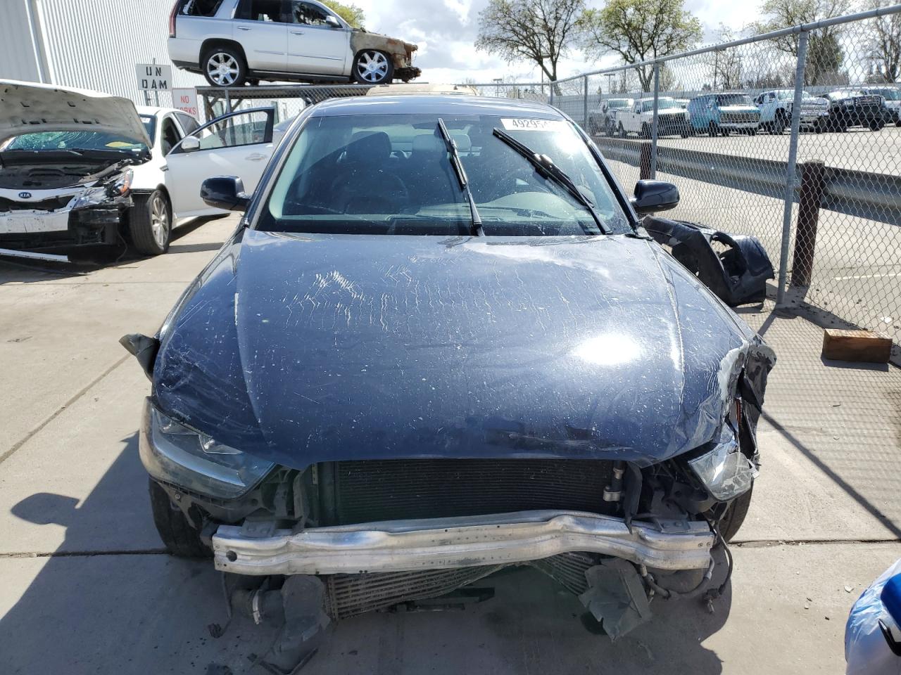 2014 Audi A4 VIN WAUAFAFL2EA004477 Copart auction photo, vandalism / all over damage thumbnail 5