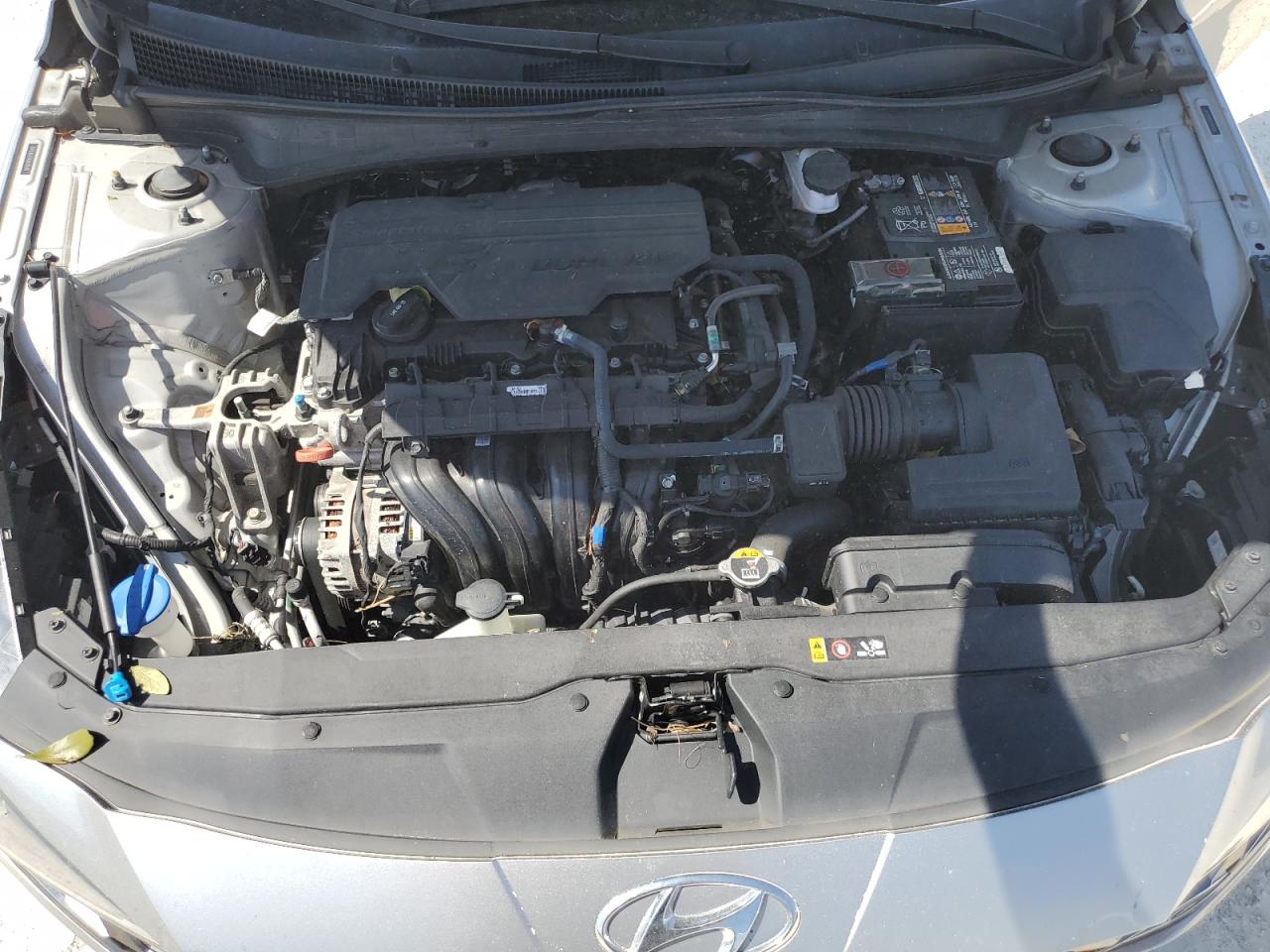 2021 Hyundai Elantra VIN 5NPLN4AG4MH019435 Copart auction photo, water/flood damage thumbnail 11