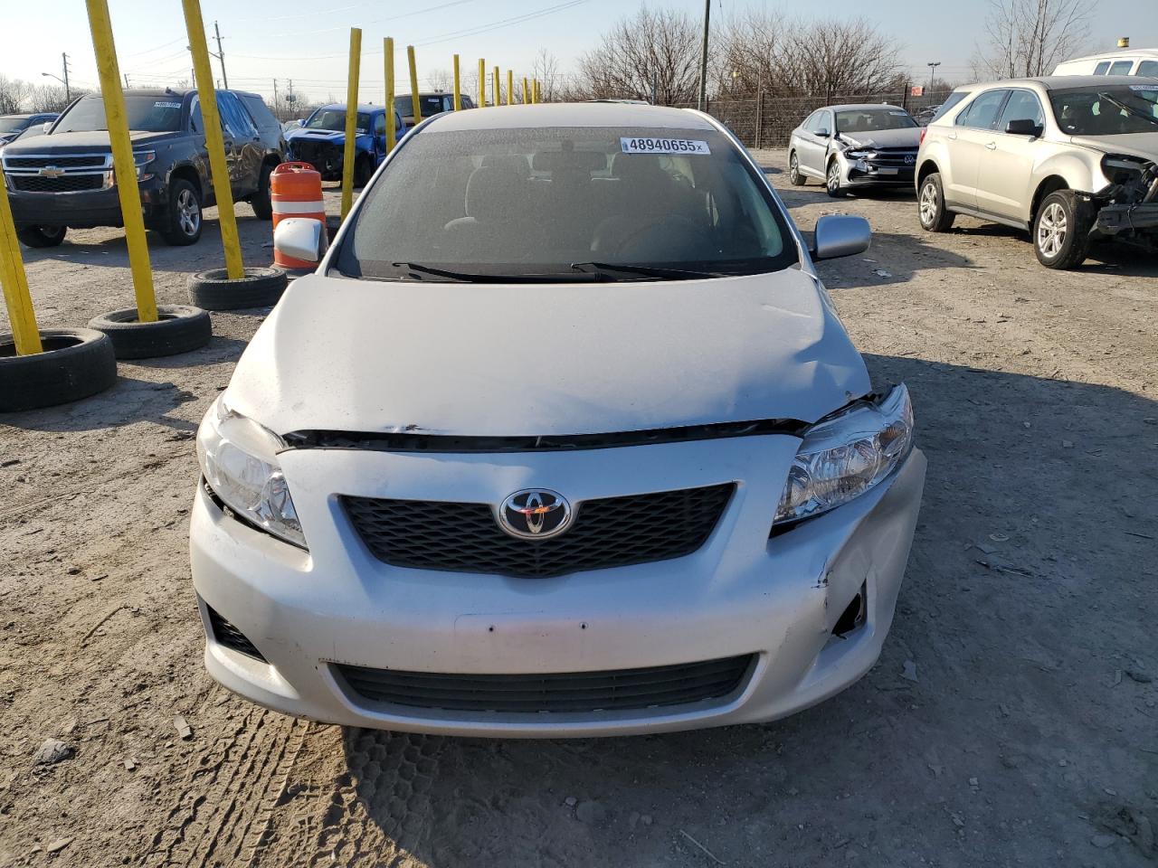 2009 Toyota Corolla VIN JTDBL40EX99056023 Copart auction photo, front end / minor dent/scratches damage thumbnail 5