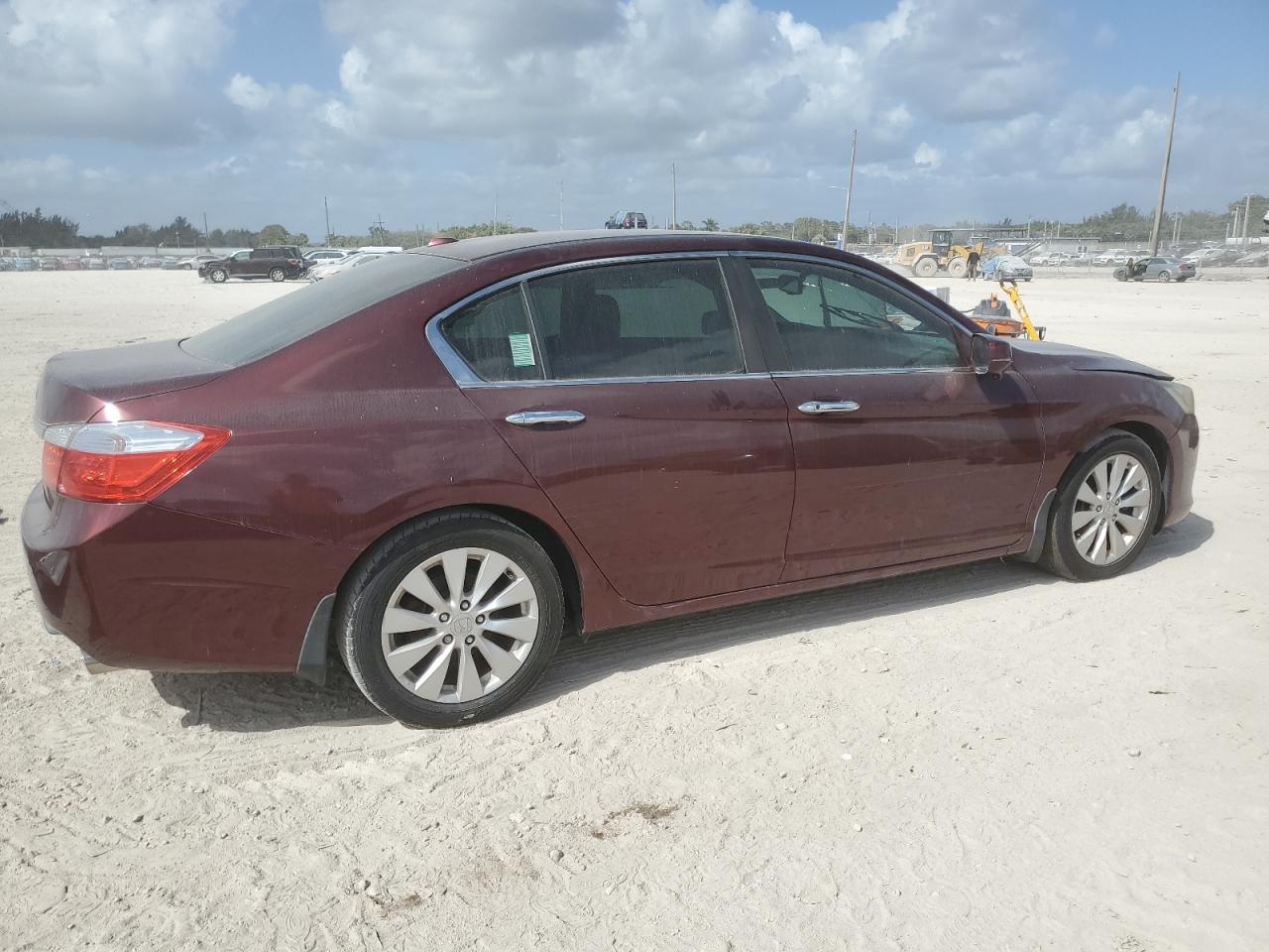 2013 Honda Accord VIN 1HGCR2F87DA124148 Copart auction photo, water/flood / stripped damage thumbnail 3