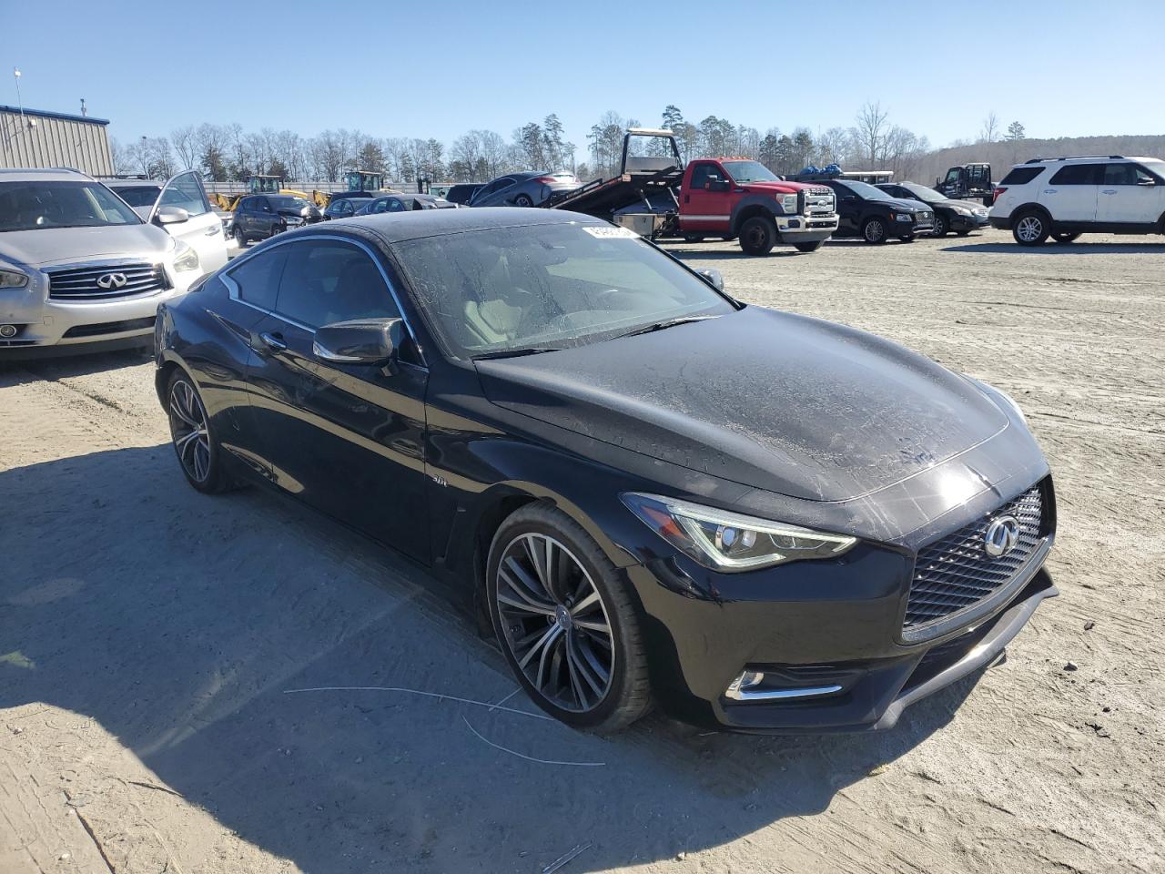 2018 Infiniti Q60 VIN JN1EV7EL1JM393040 Copart auction photo, rear end damage thumbnail 4
