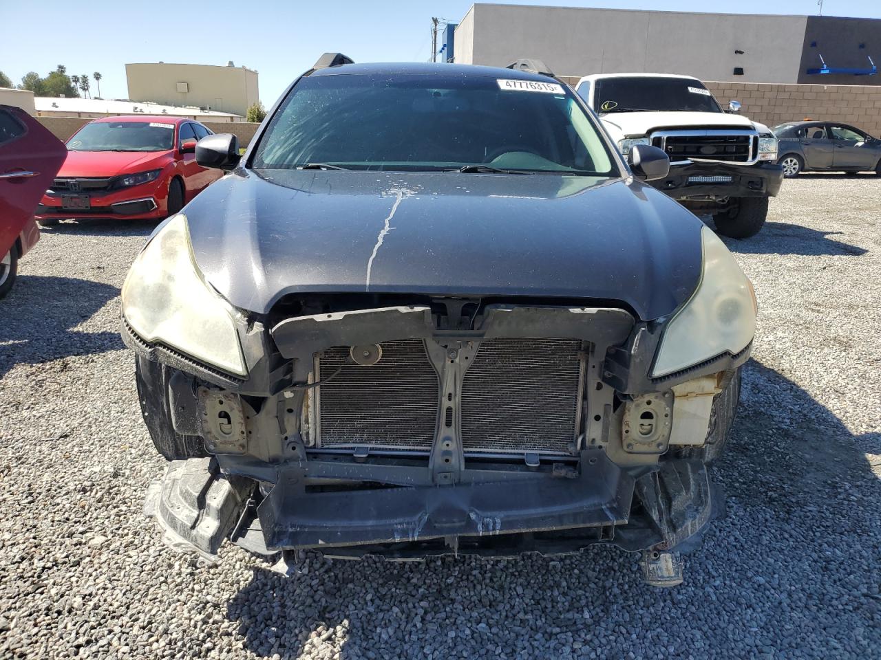 2011 Subaru Outback VIN 4S4BRBKC4B3445176 Copart auction photo, front end damage thumbnail 5