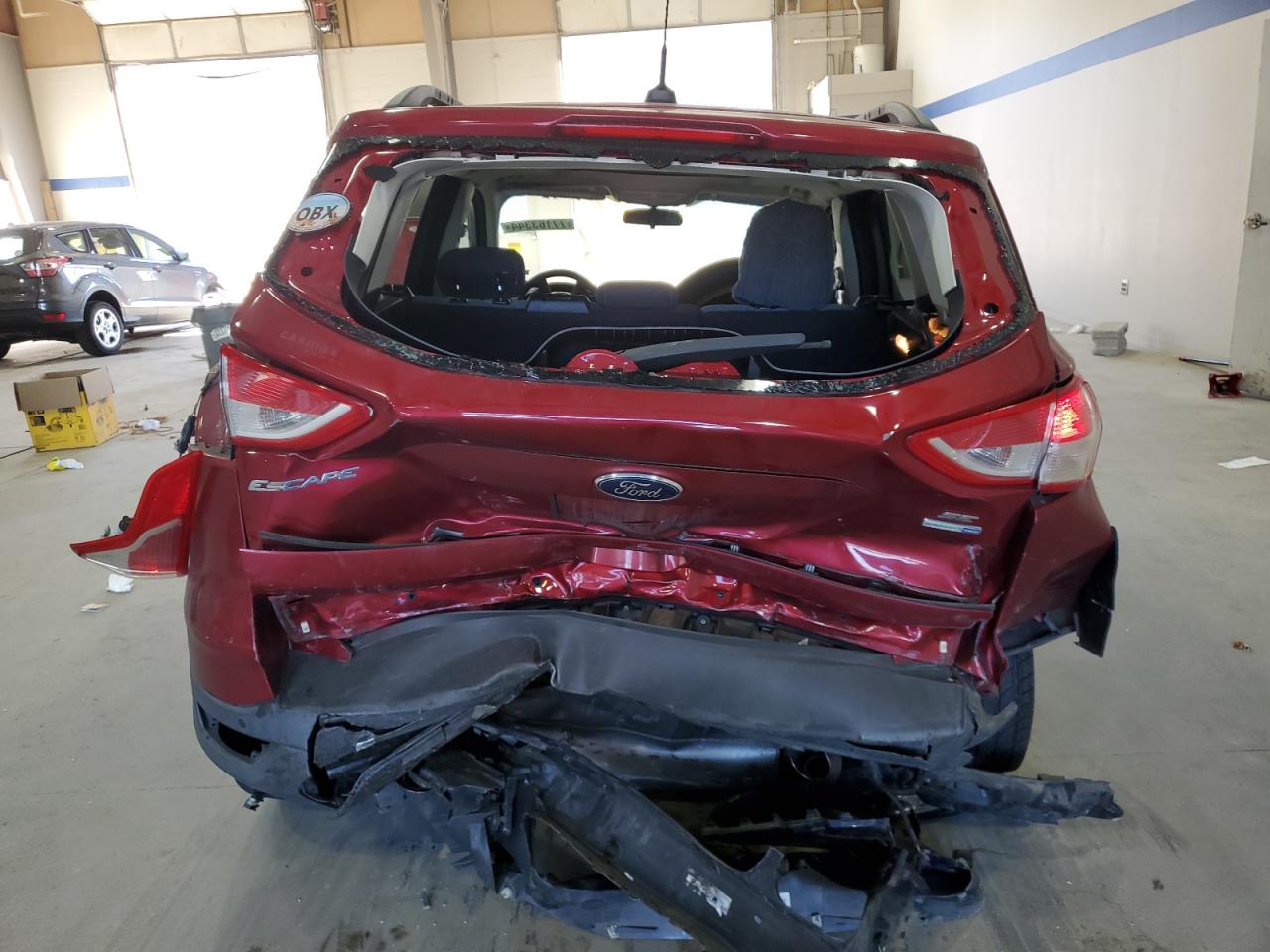 2015 Ford Escape VIN 1FMCU9GX6FUB54198 Copart auction photo, rear end damage thumbnail 6