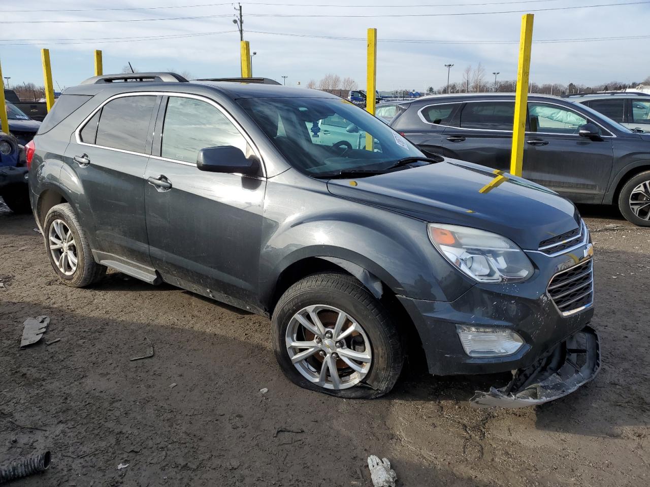 2017 Chevrolet Equinox VIN 2GNALCEK8H6121652 Copart auction photo, undercarriage / mechanical damage thumbnail 4
