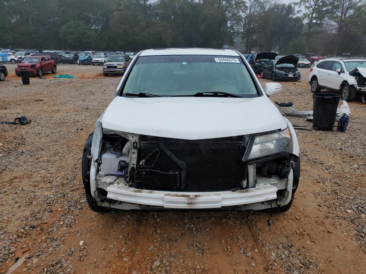 2009 Acura MDX VIN 2HNYD28219H507856 Copart auction photo, front end / side damage thumbnail 5